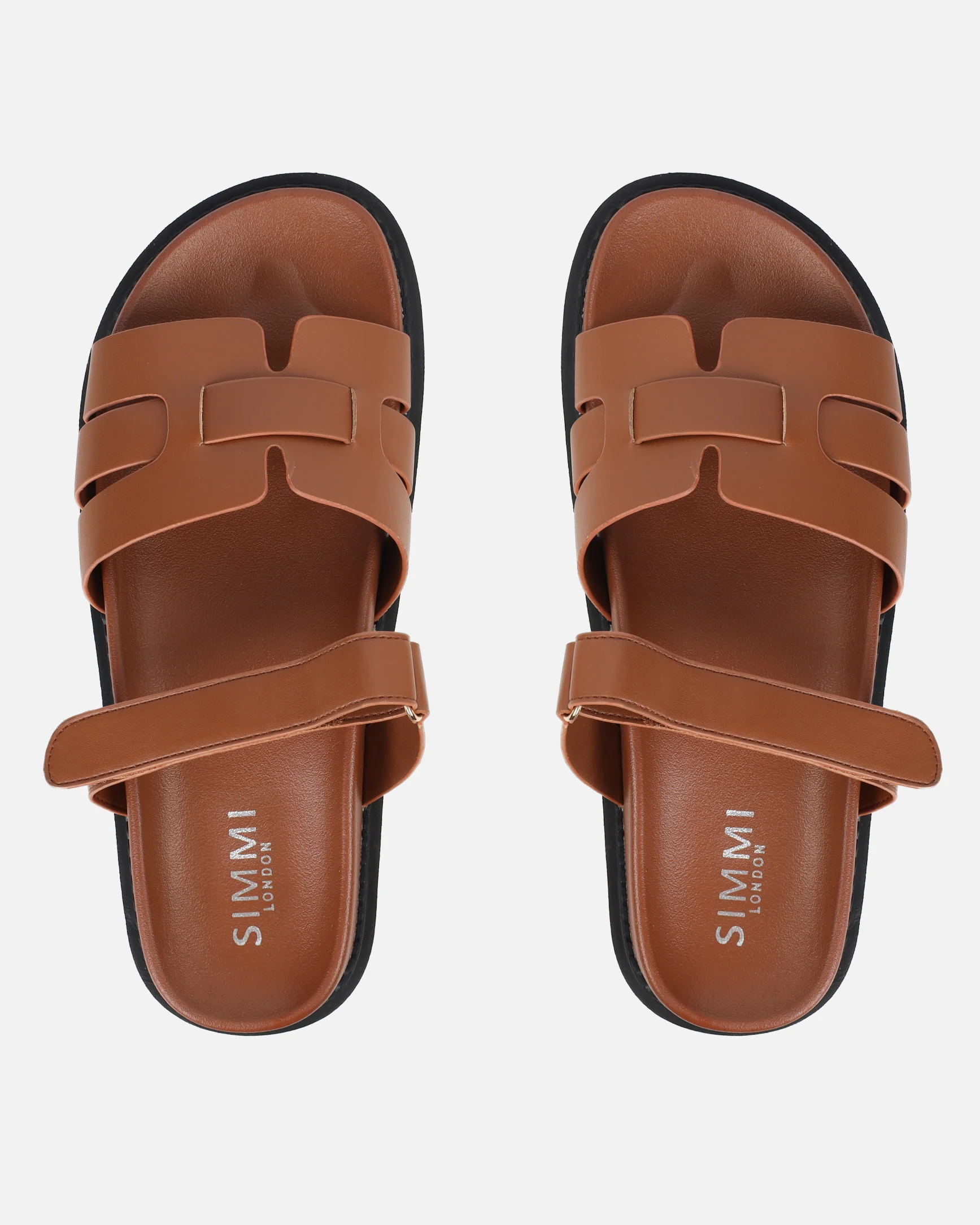 Adelle Tan Chunky Footbed Slides - Image 3