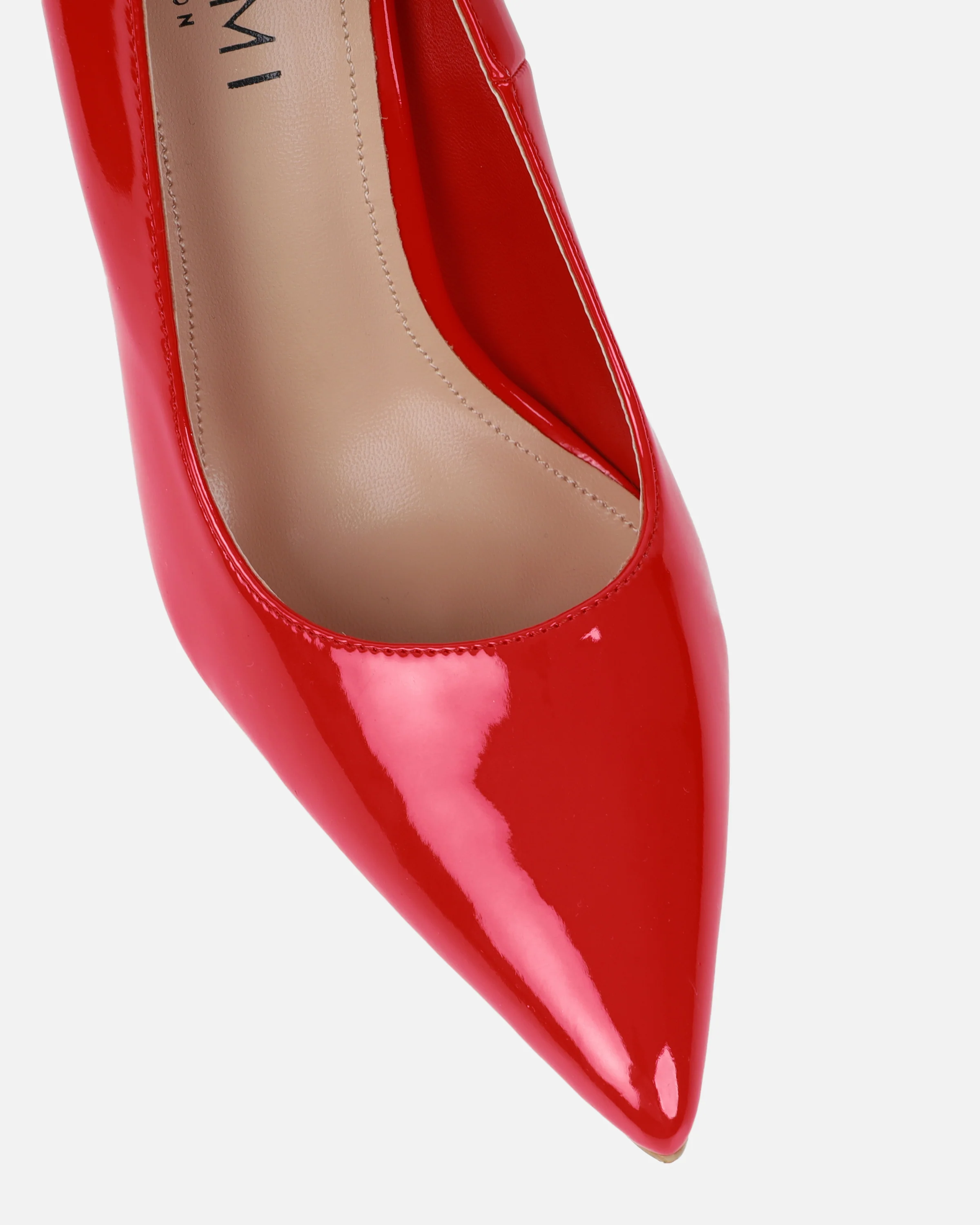 Agathia Red Patent Stiletto Court Shoes - Image 4