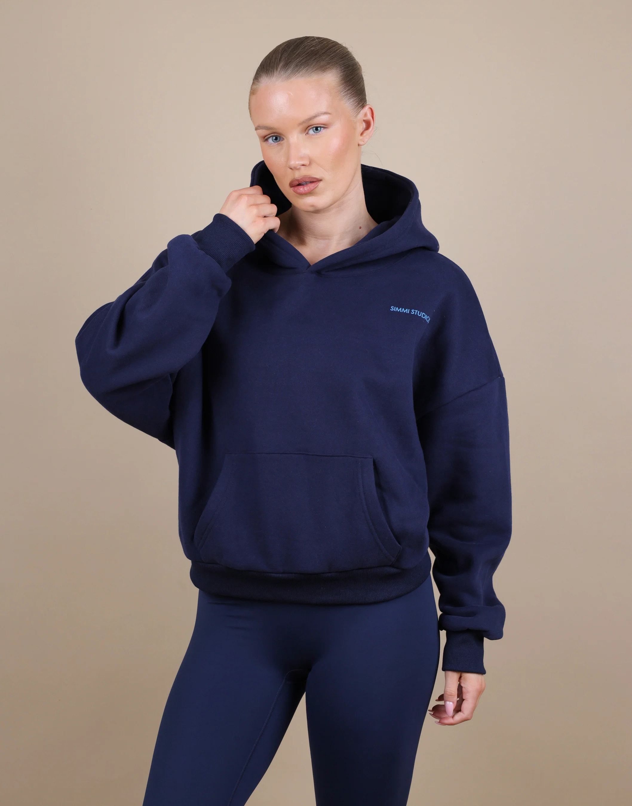 Alex Simmi Studios Hoodie In Navy
