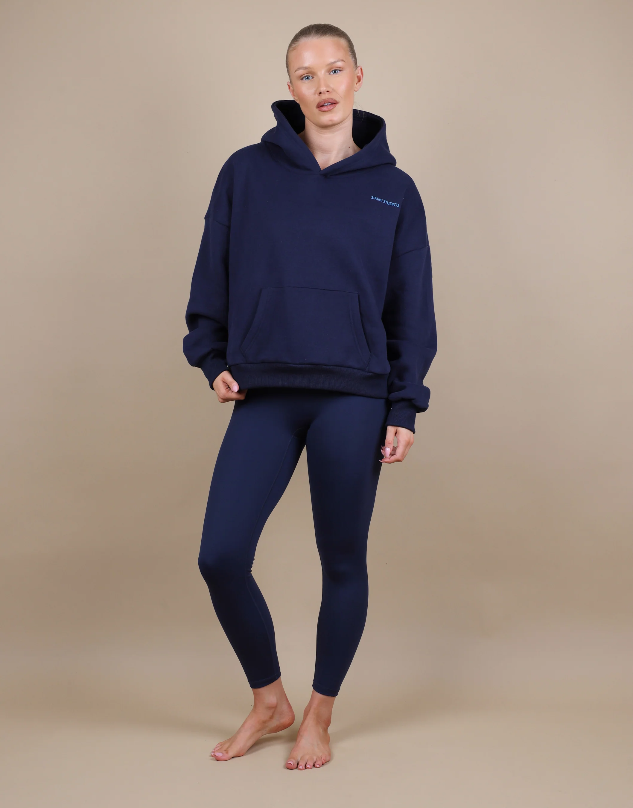 Alex Simmi Studios Hoodie In Navy - Image 3