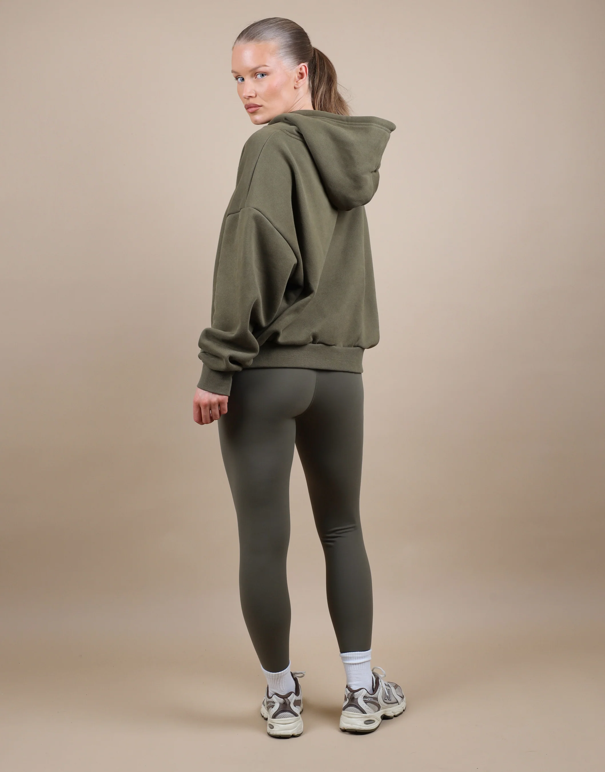 Alex Simmi Studios Hoodie In Olive - Image 4