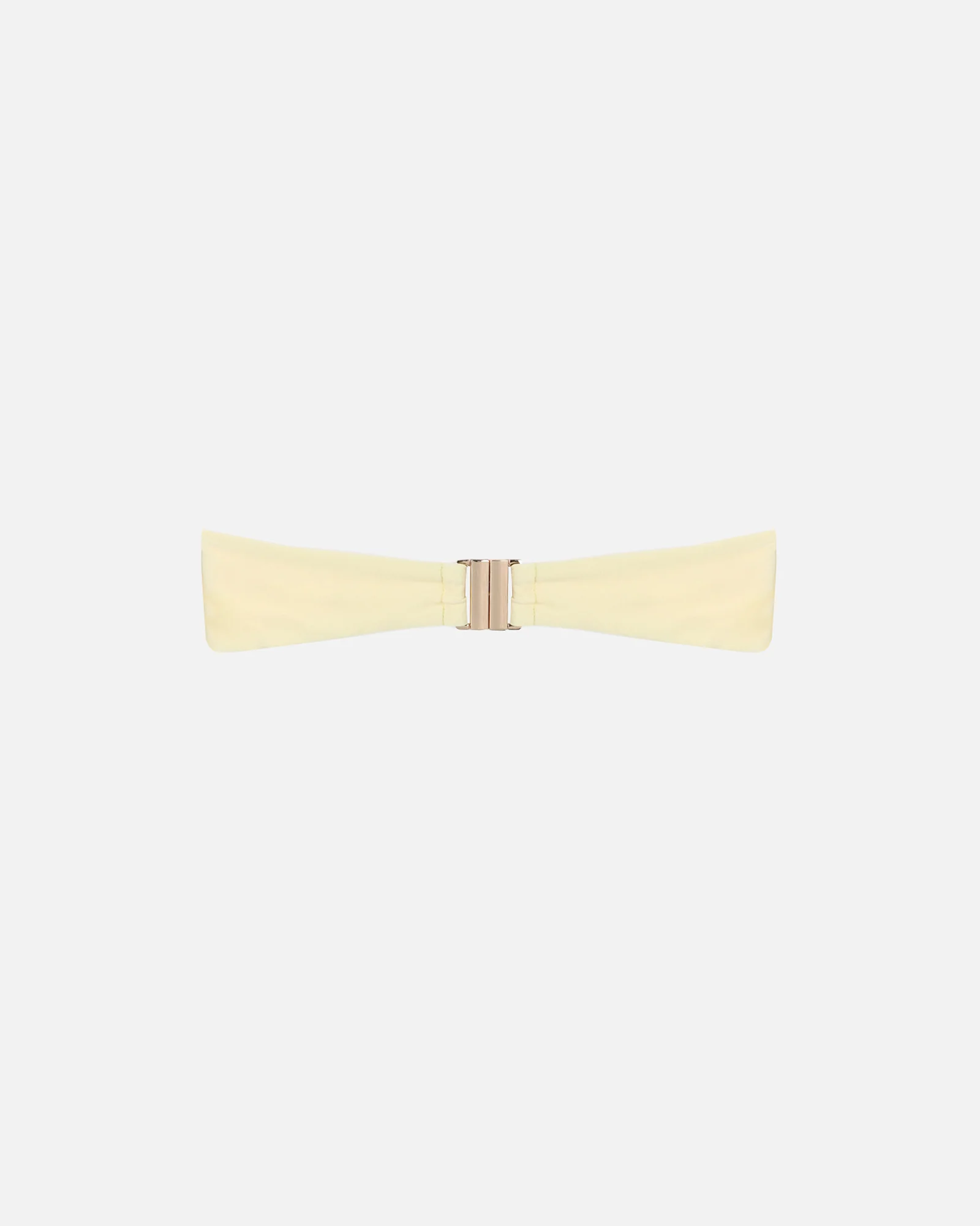 Amorina Butter Yellow Knot Detail Bikini Top - Image 6