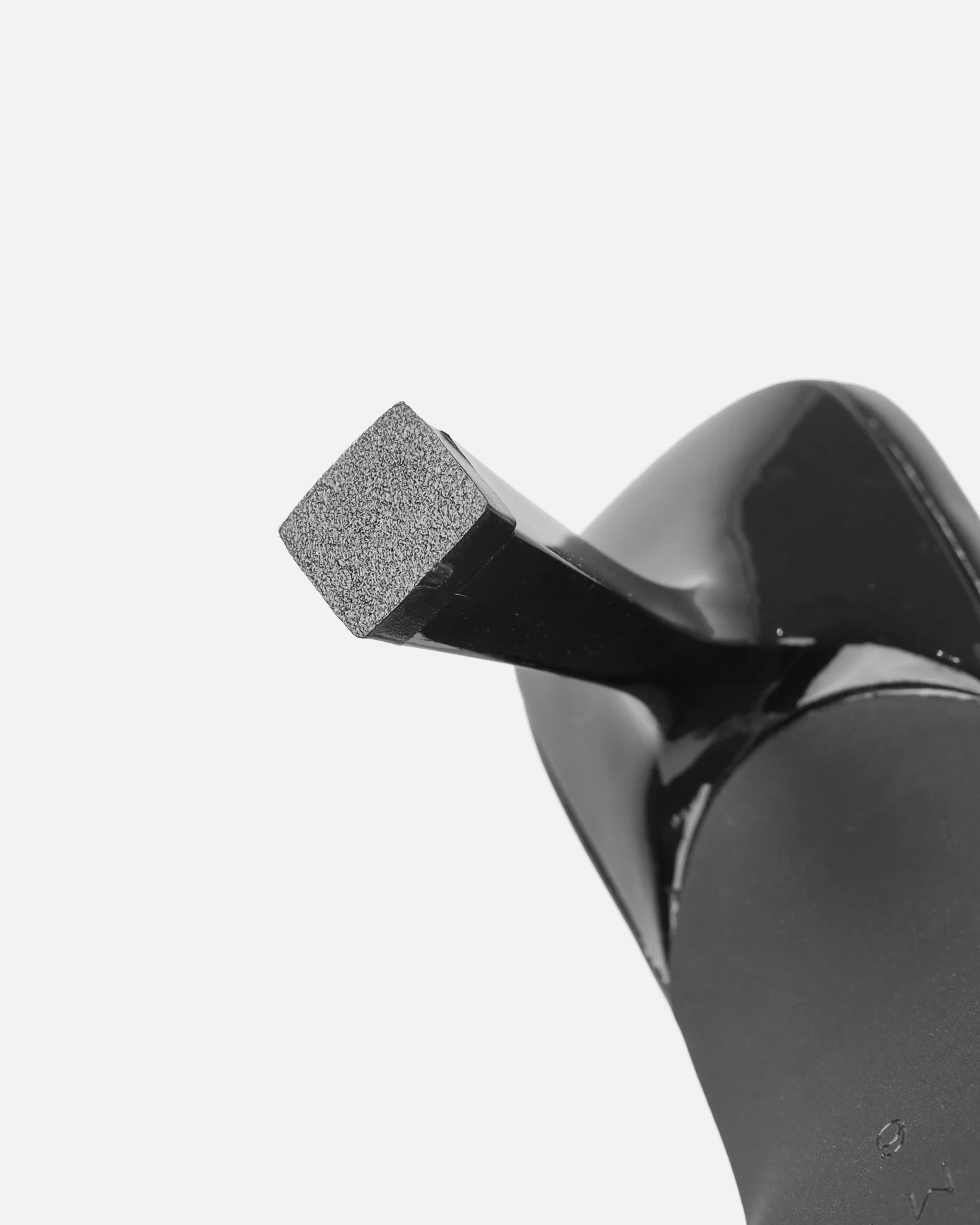 Ankana Black Buckle Detail Mule Court Shoes - Image 3