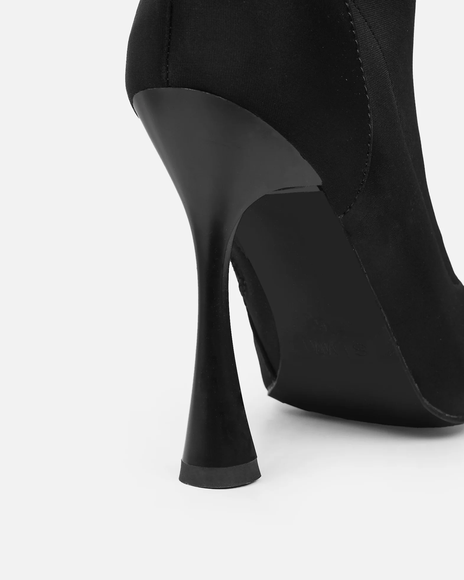 Arnold Black Stretch Ankle Boots - Image 3