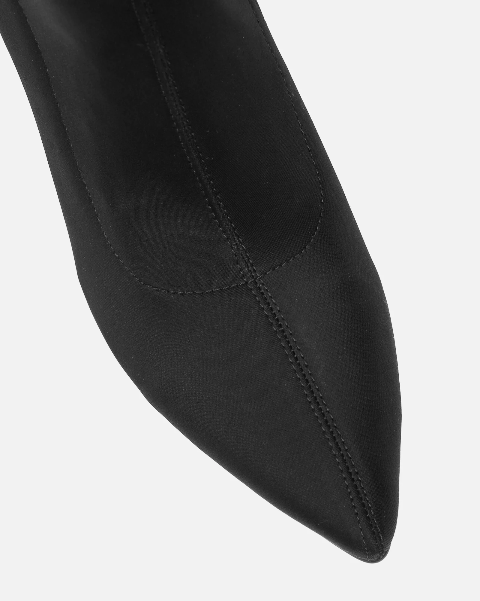 Arnold Black Stretch Ankle Boots - Image 4