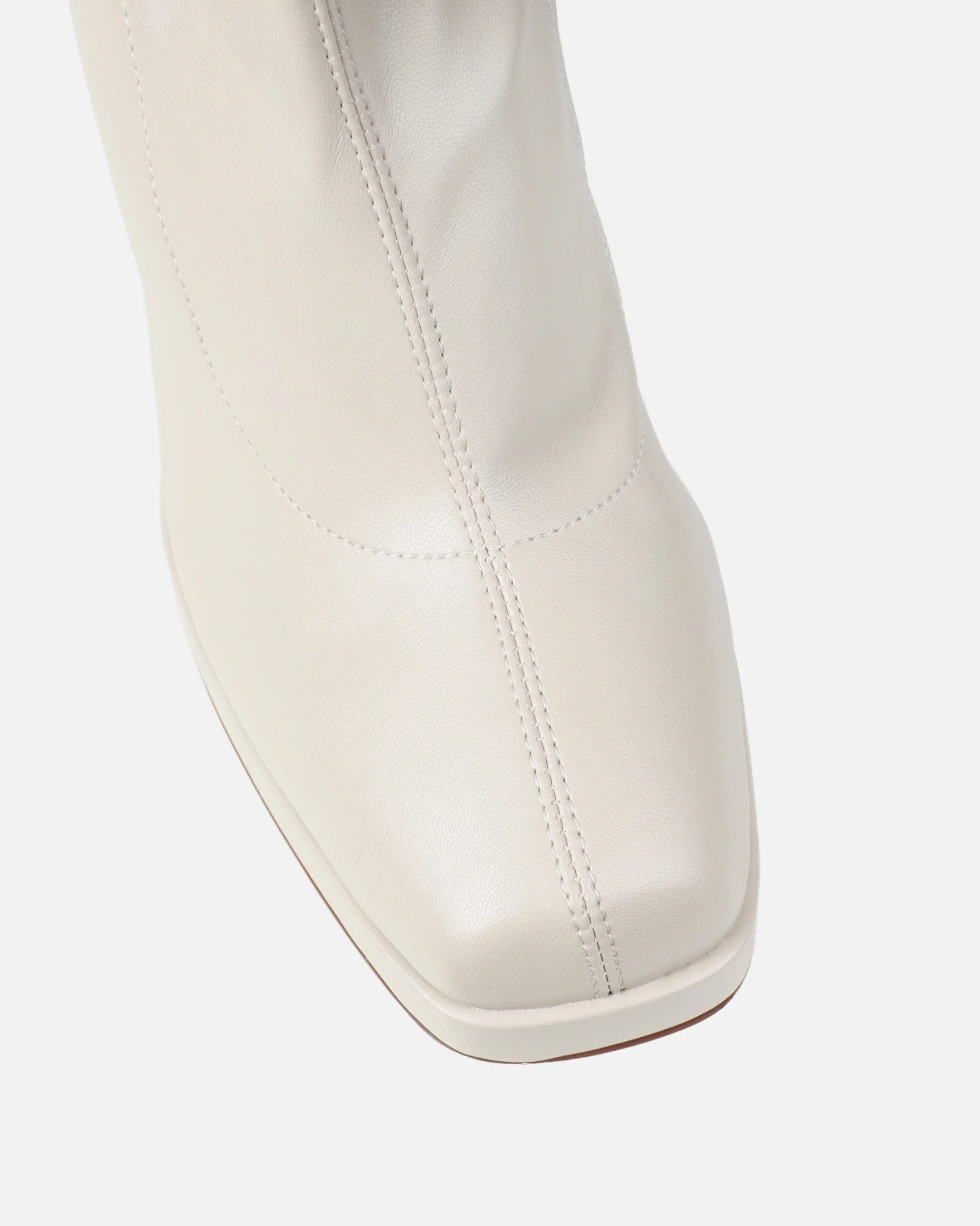 Aviva Stone Platform Block Heel Thigh High Boots - Image 4
