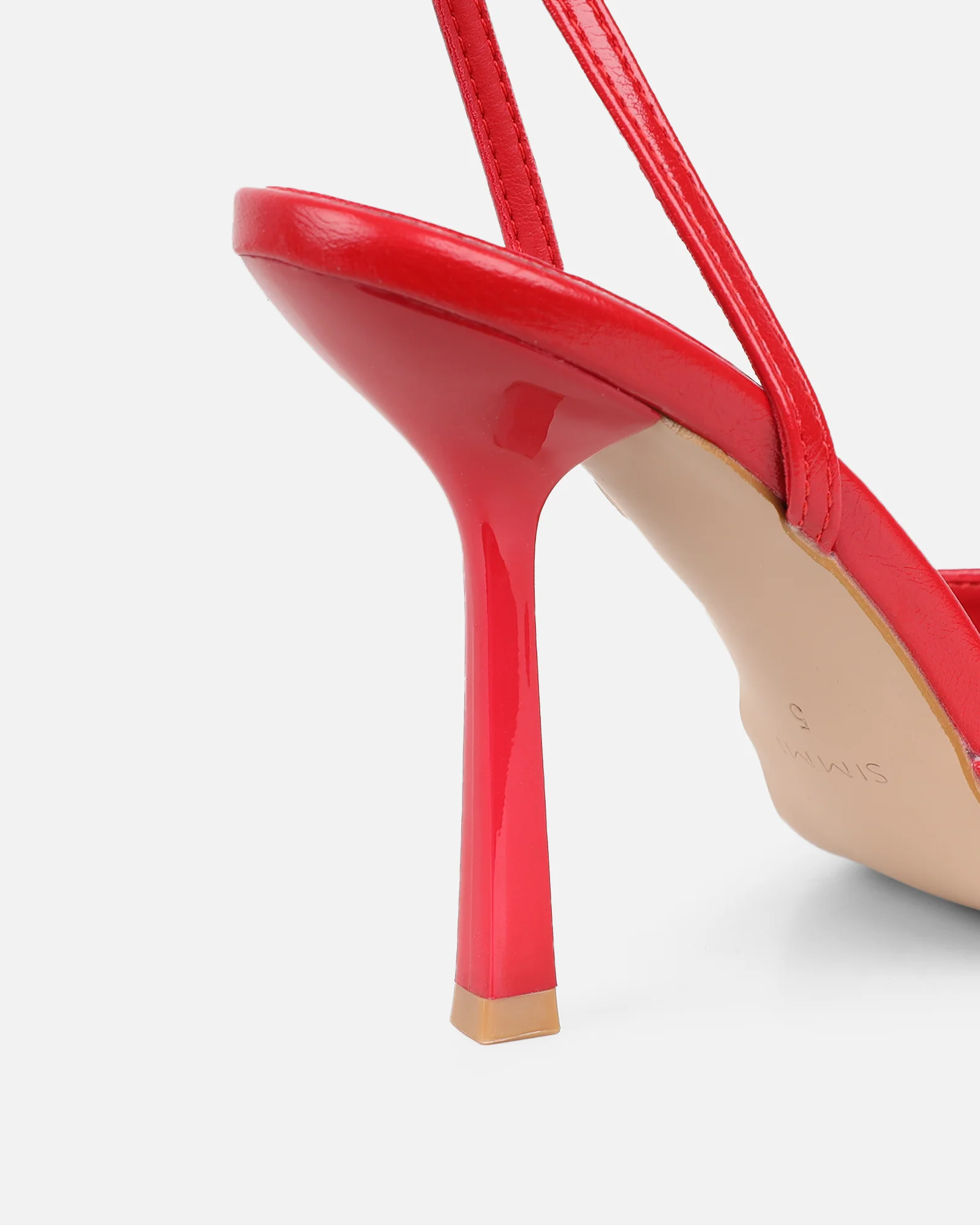 Bebbo Red Court Shoes - Image 3