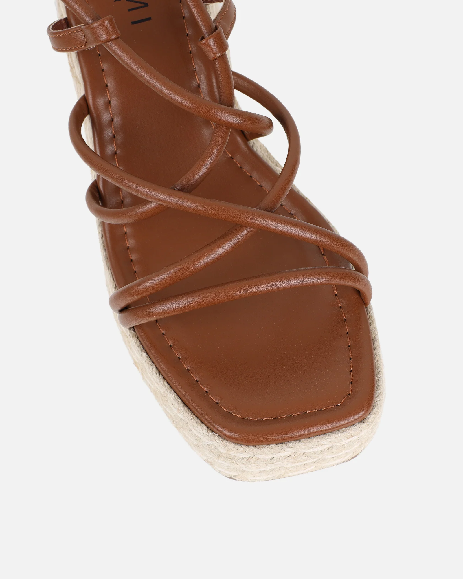 Belise Tan Wedge Heels - Image 4