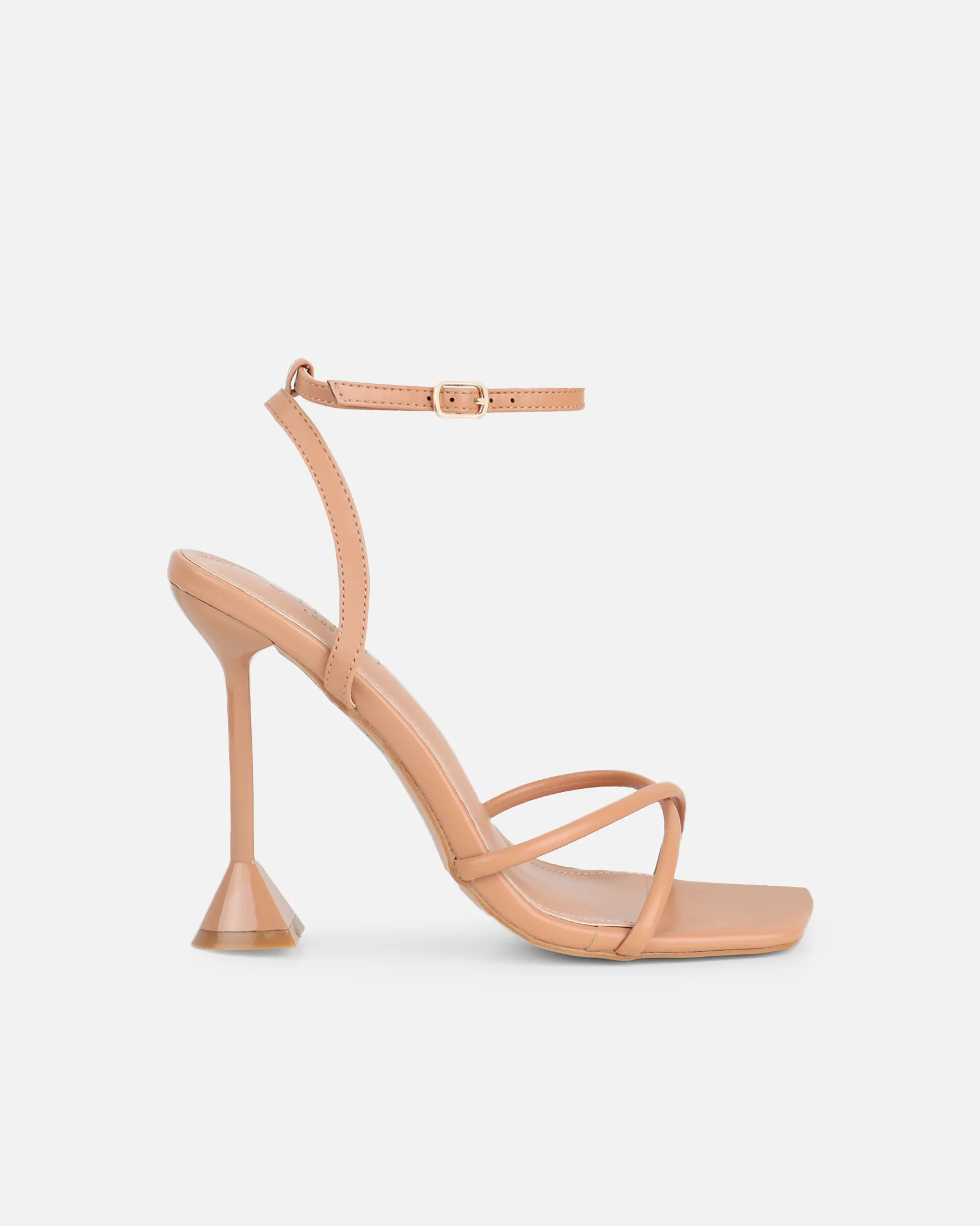 Cairo Nude Heeled Sandals - Image 2