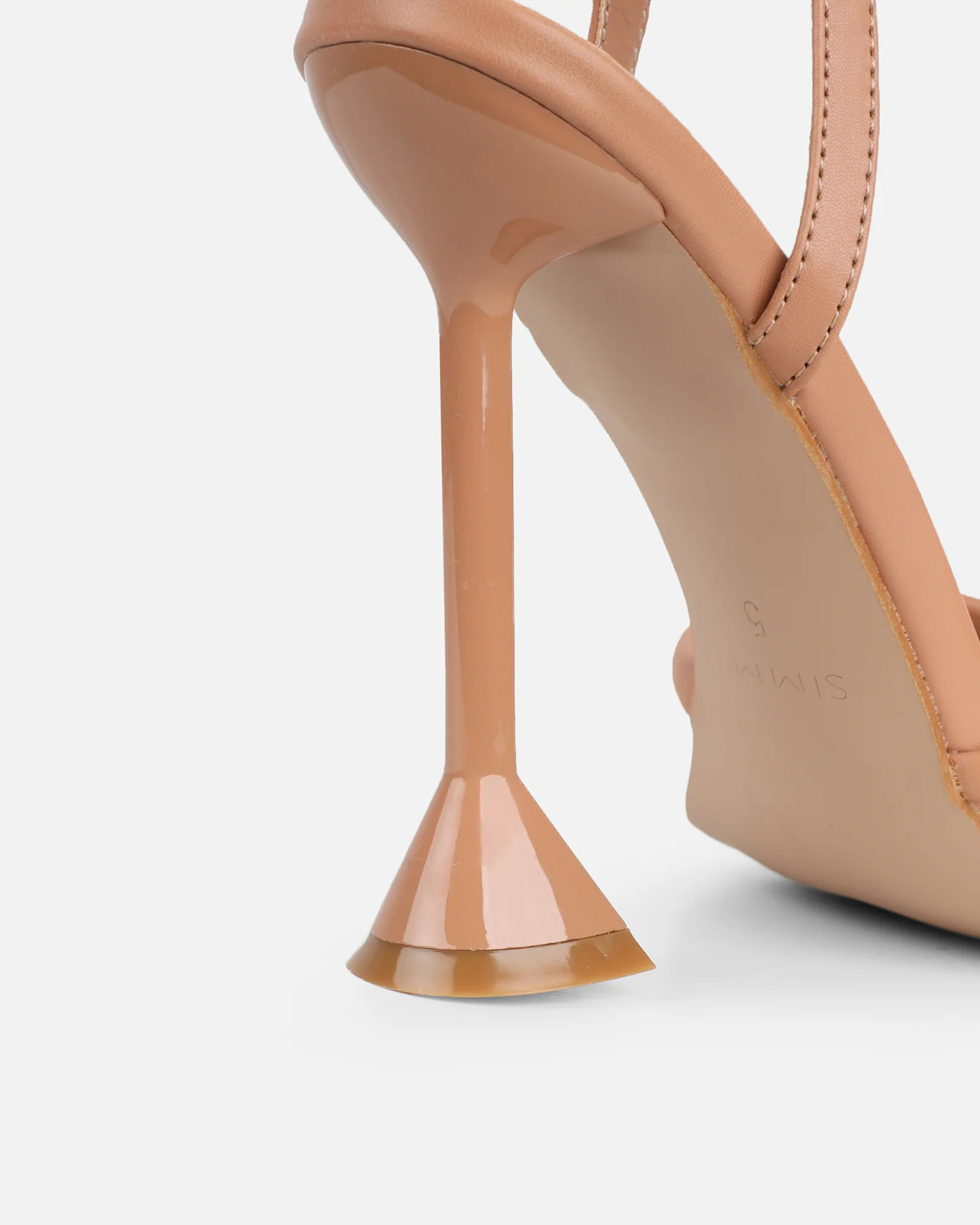 Cairo Nude Heeled Sandals - Image 3