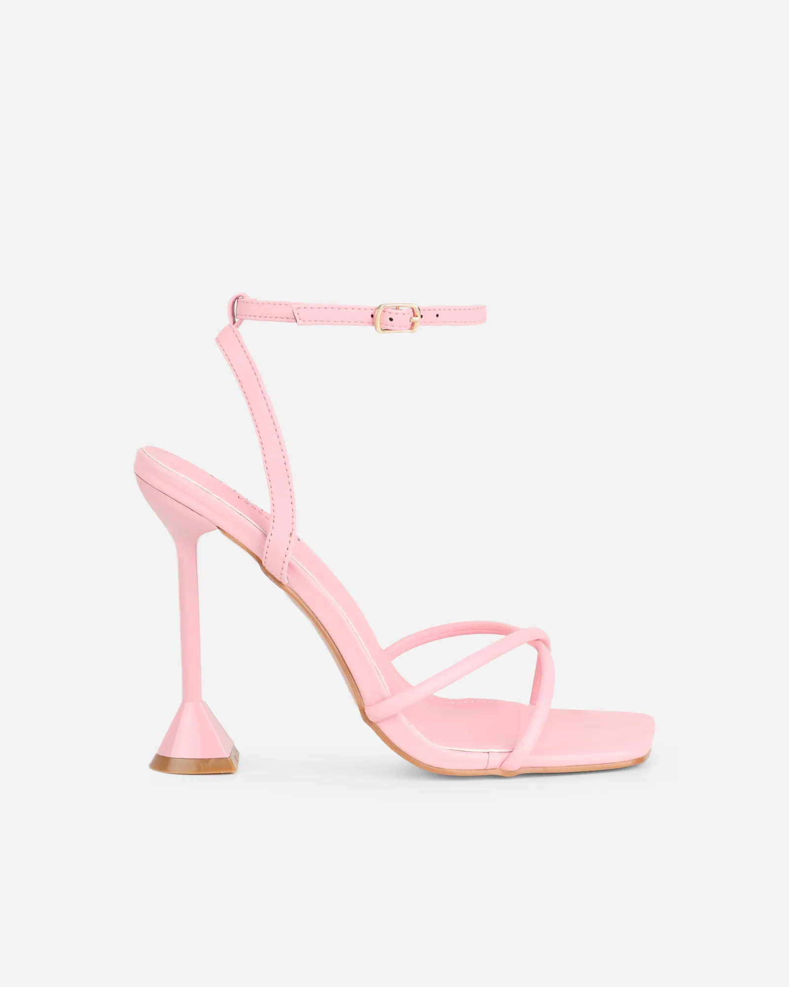 Cairo Pink Heeled Sandals - Image 2