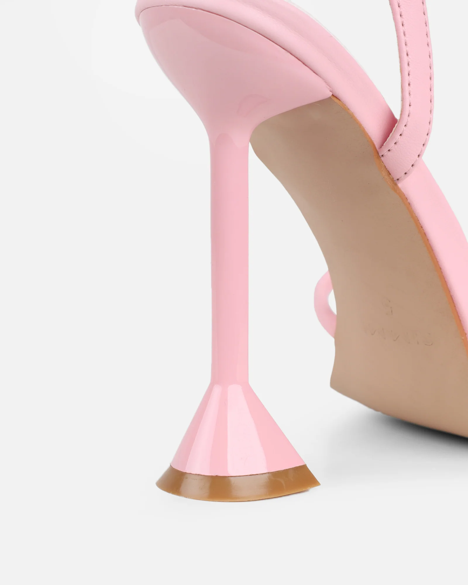Cairo Pink Heeled Sandals - Image 3