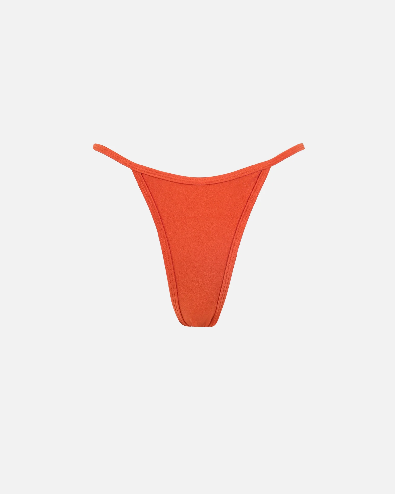 Candela Orange Satin Bikini Bottoms - Image 5