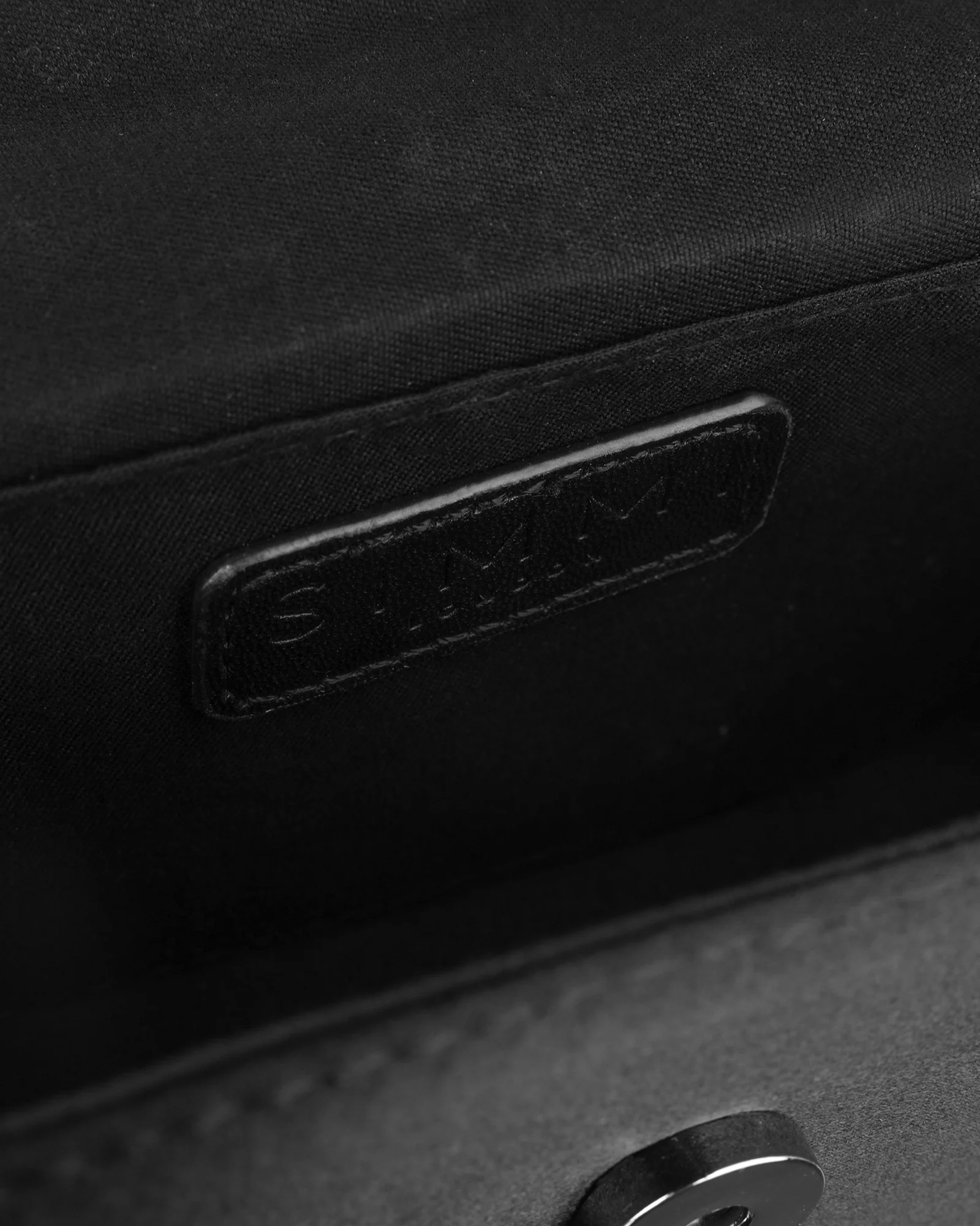 Caressa Black Satin Bow Detail Top Handle bag - Image 3