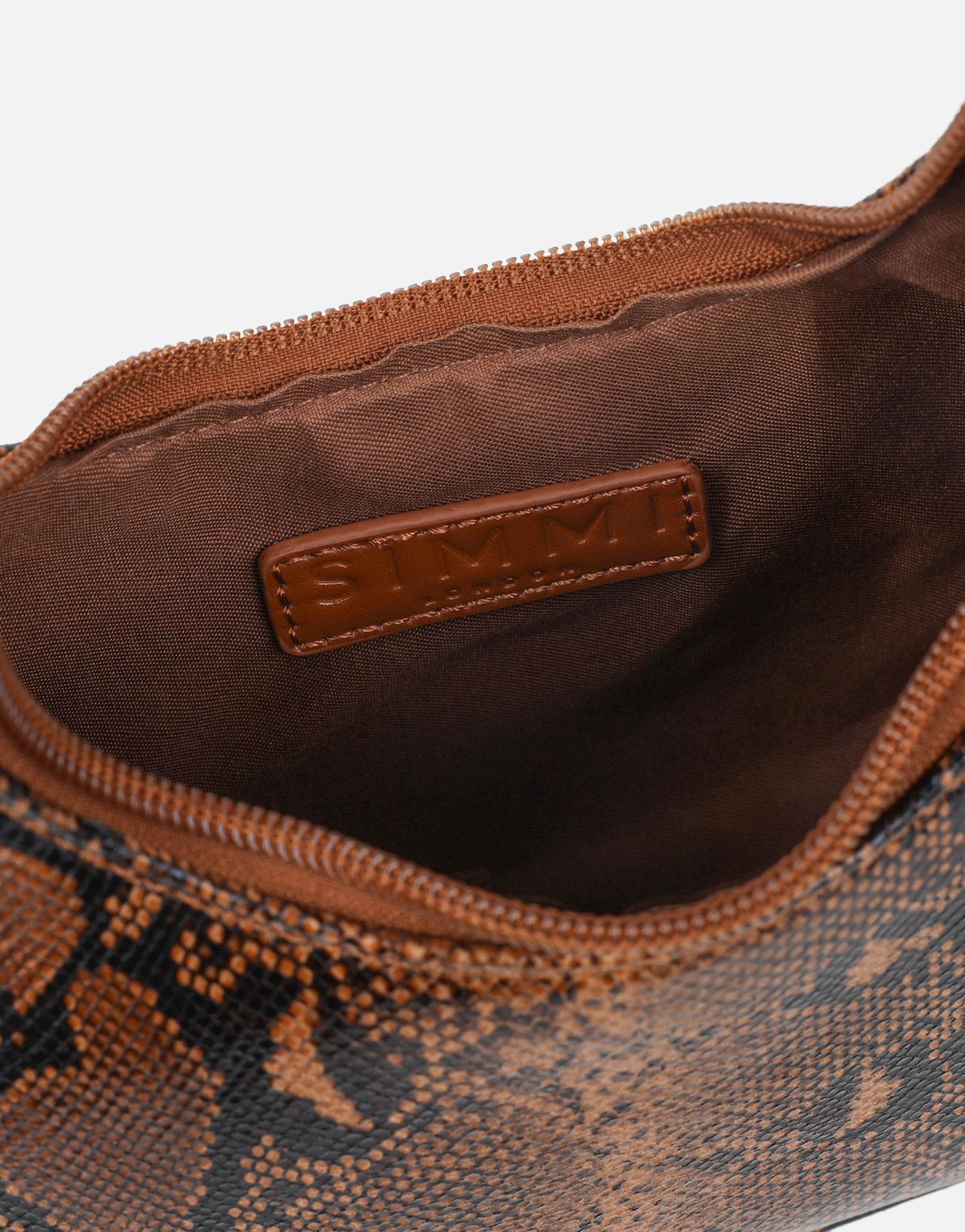 Caryn Brown Faux Snake Effect Mini Cross Body Bag - Image 5