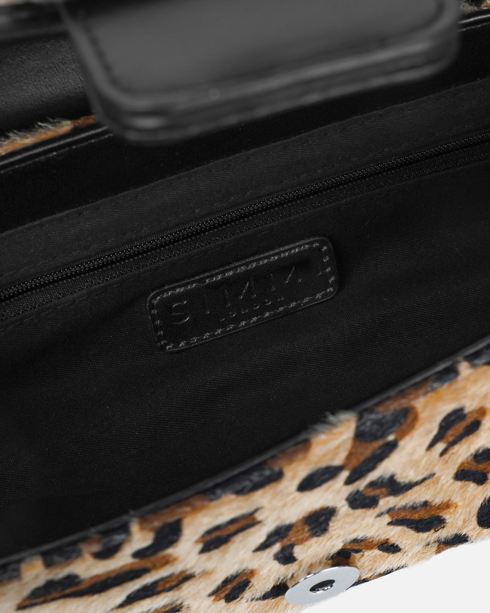 Ceri Leopard Print Buckle Detail Shoulder Bag - Image 3
