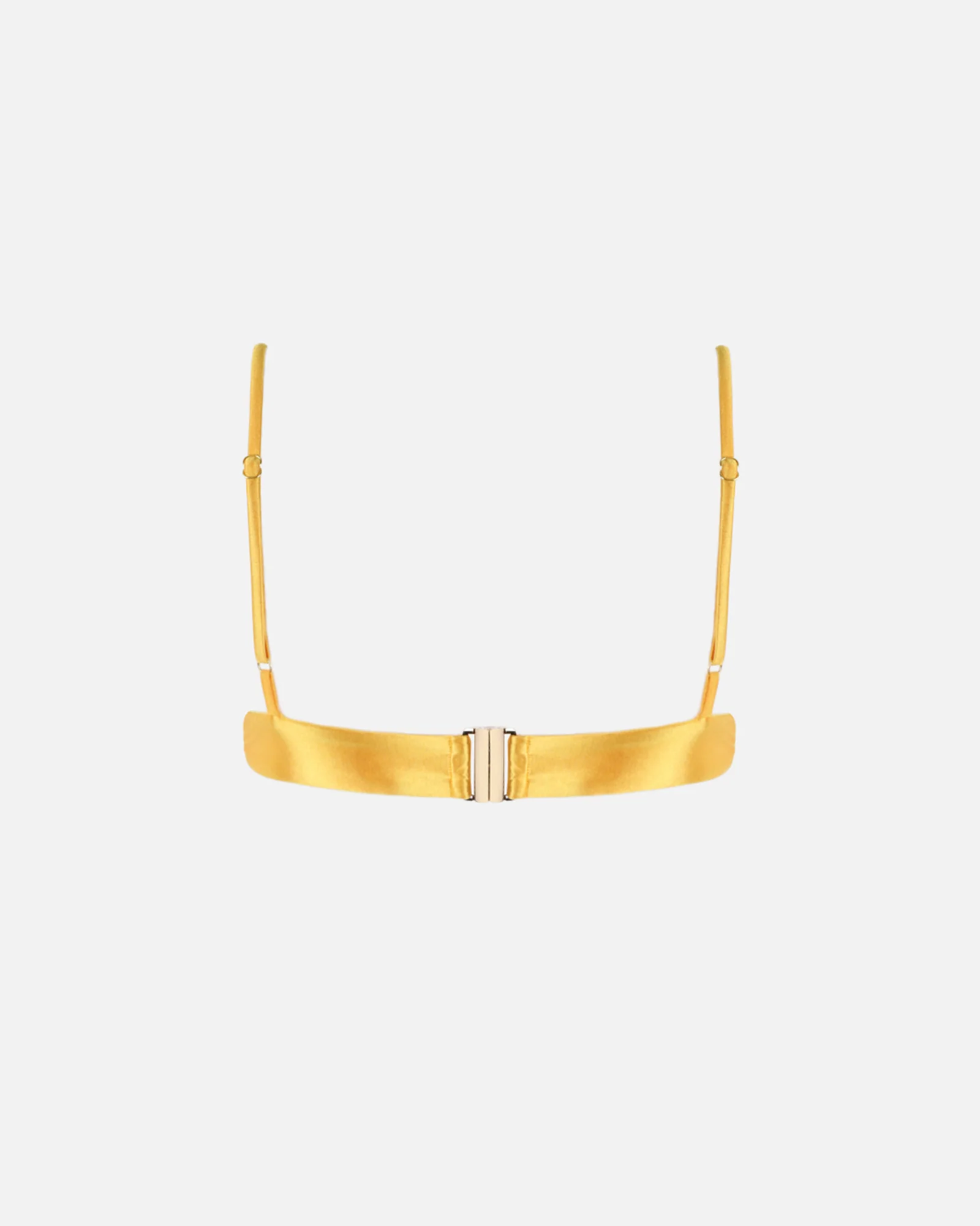 Citra Yellow Satin Underwired Bikini Top - Image 6