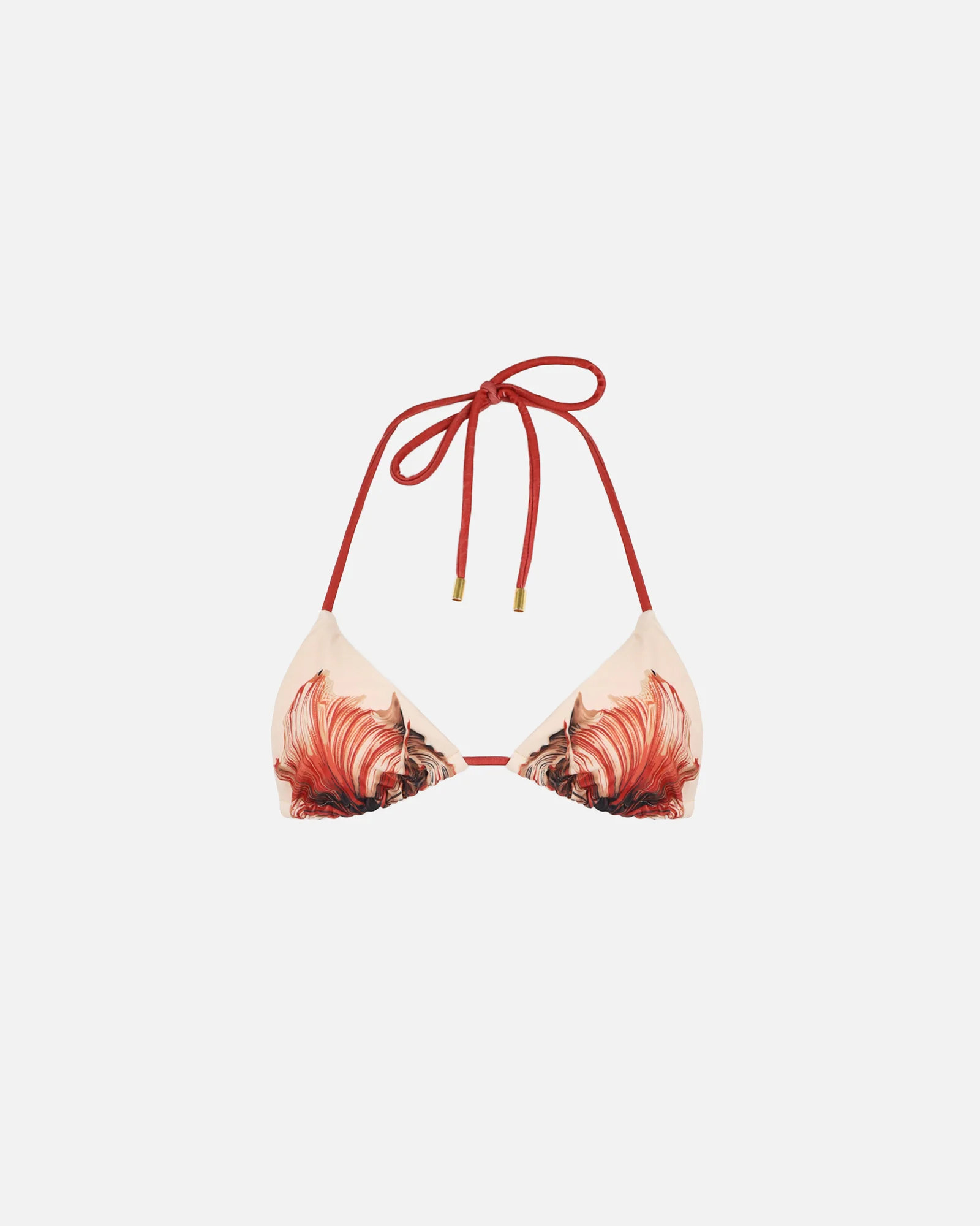 Dalia Flower Print Bikini Top - Image 5