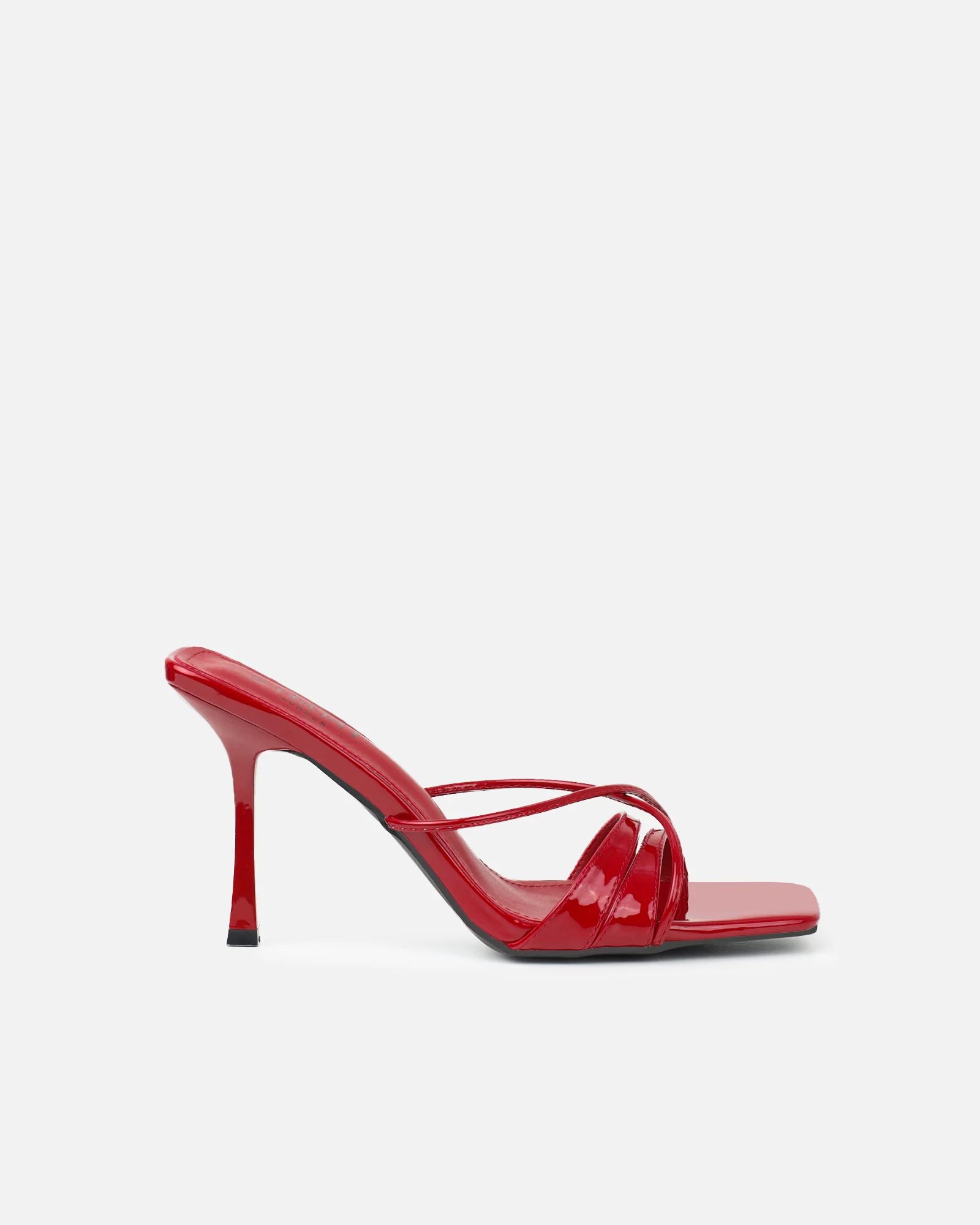 Danique Red Patent Mules - Image 2