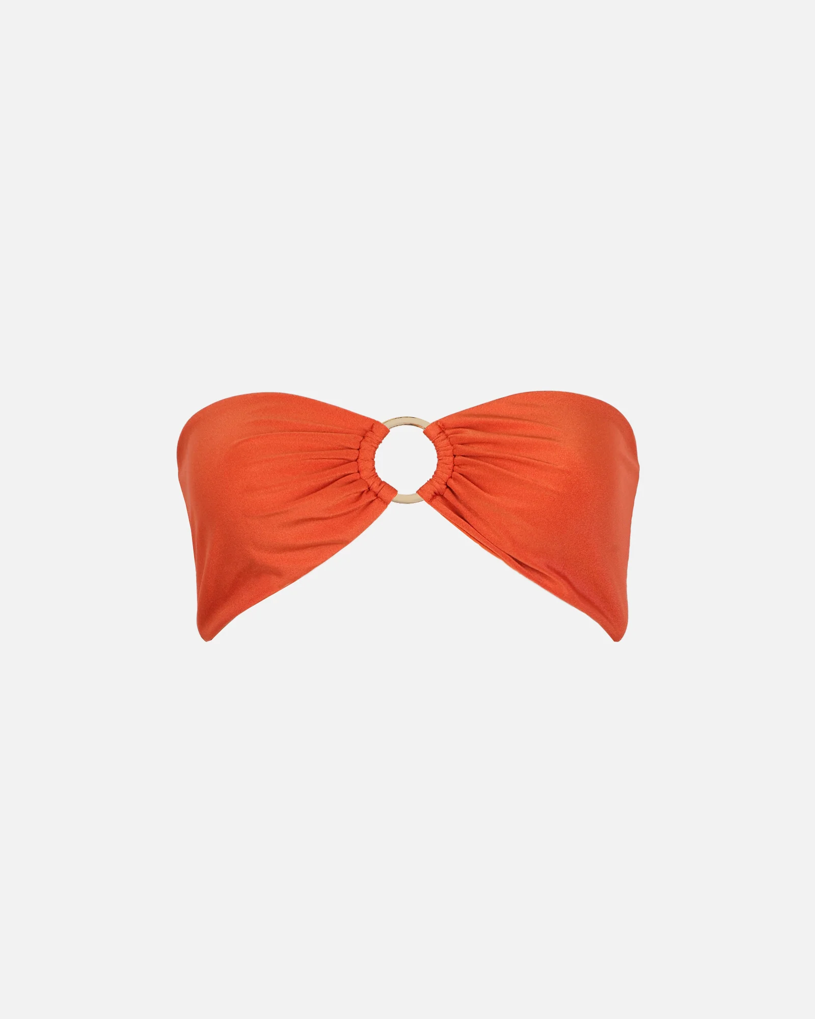 Dolce Orange Satin O Ring Bikini Top - Image 5