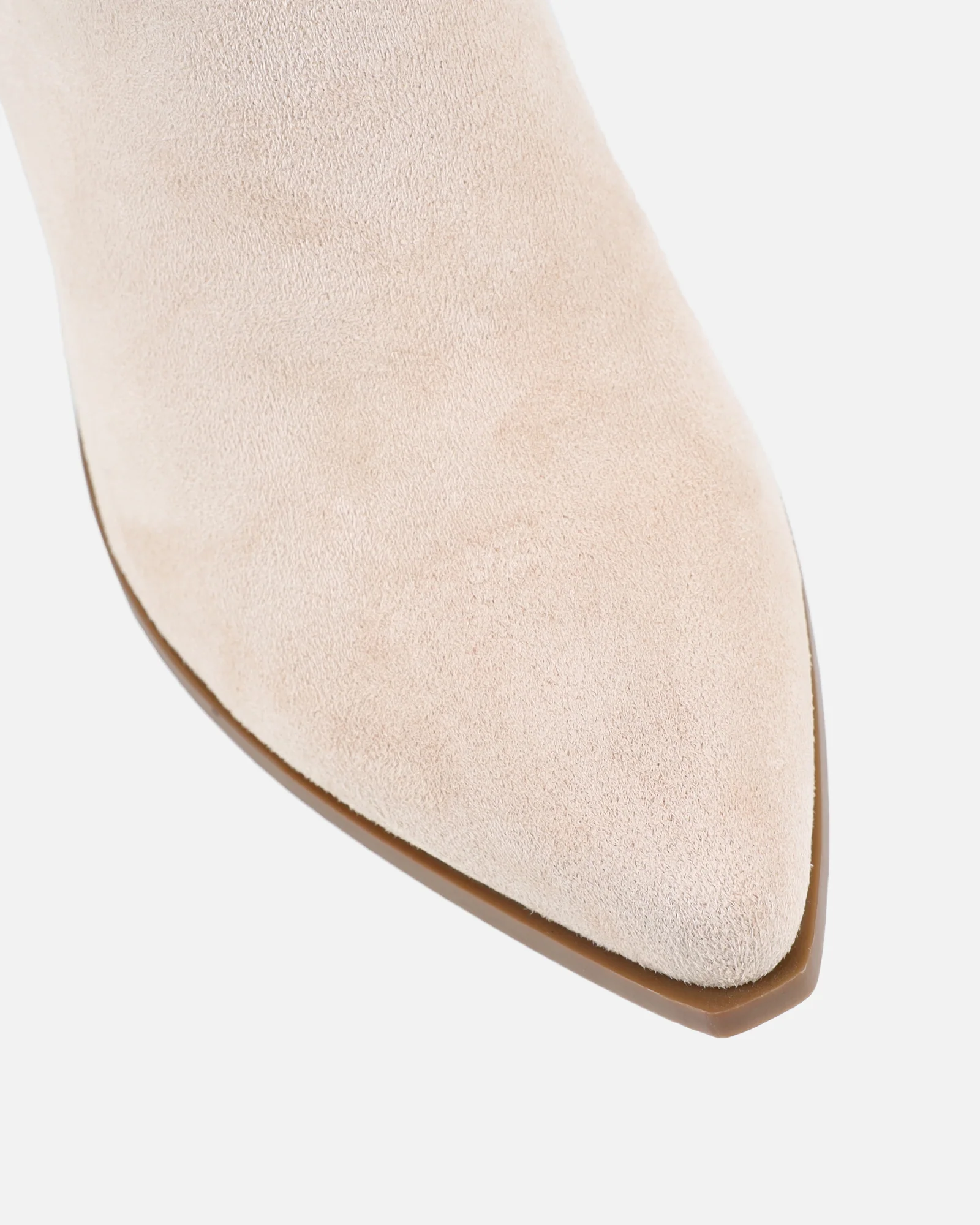 Carter Beige Western Cowboy Boots - Image 4