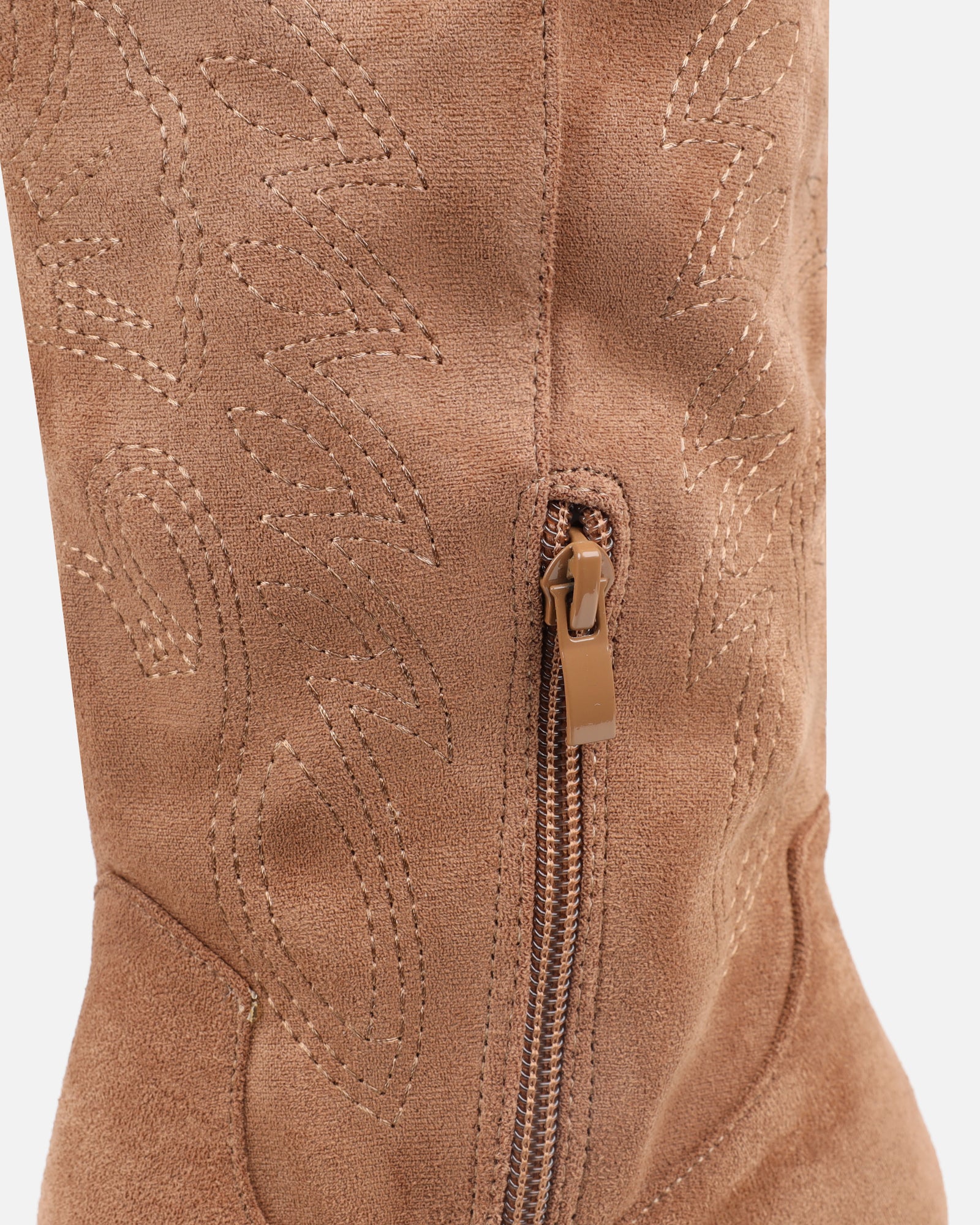 Carter Tan Western Cowboy Boots - Image 3