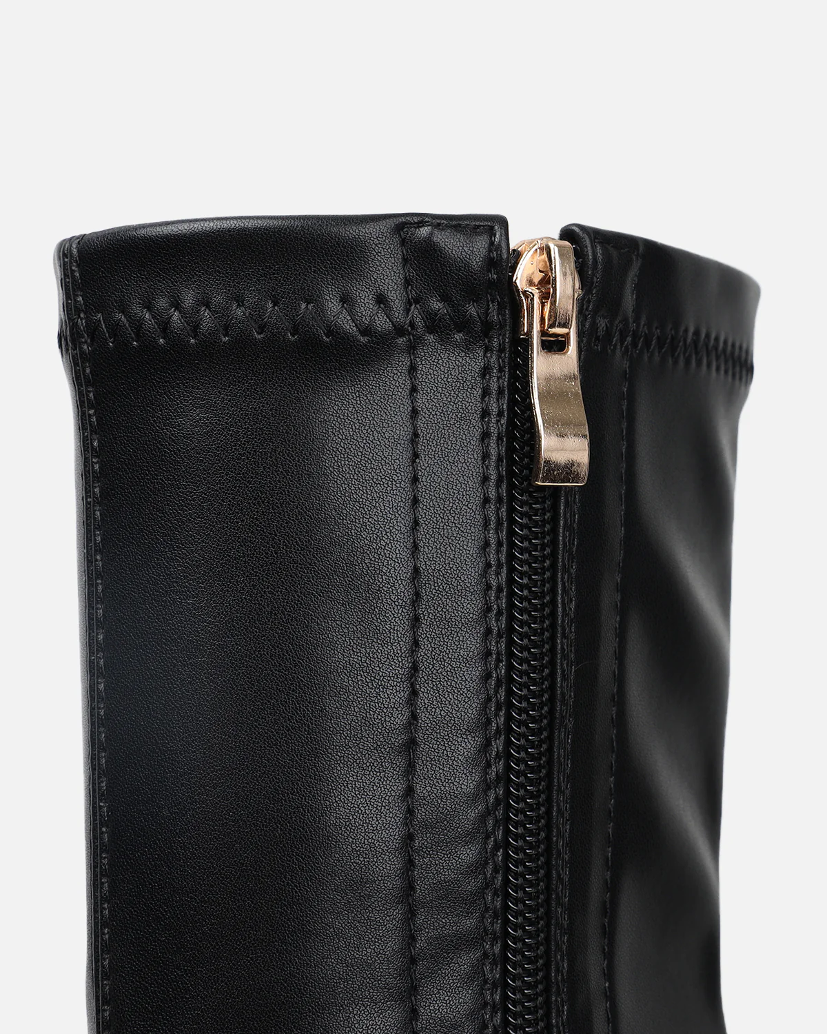 Eamon Black Stretch Platform Ankle Boots - Image 3