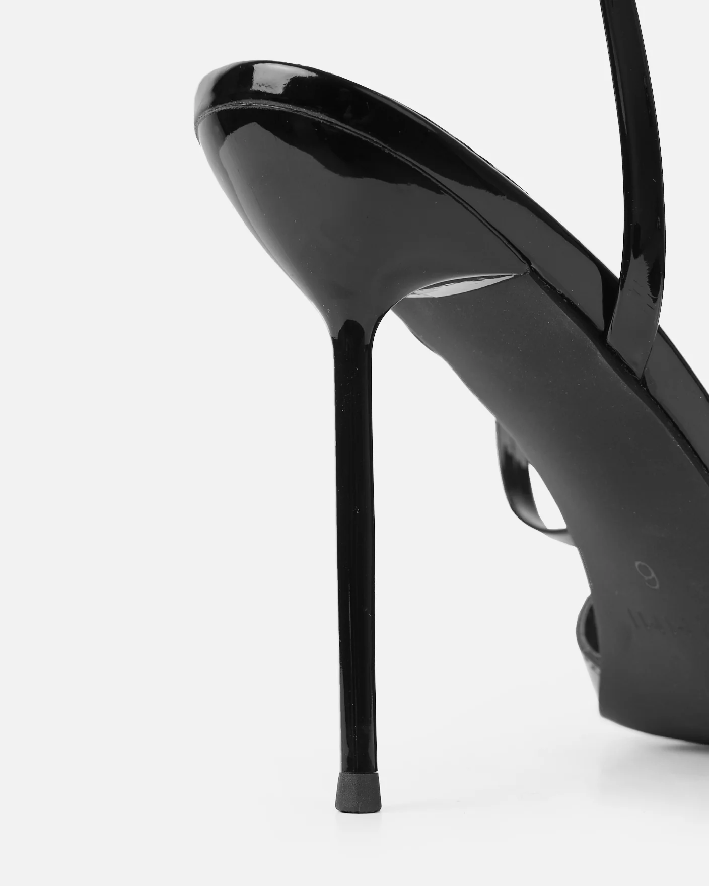 Ebby Black Patent Stiletto Heels - Image 3