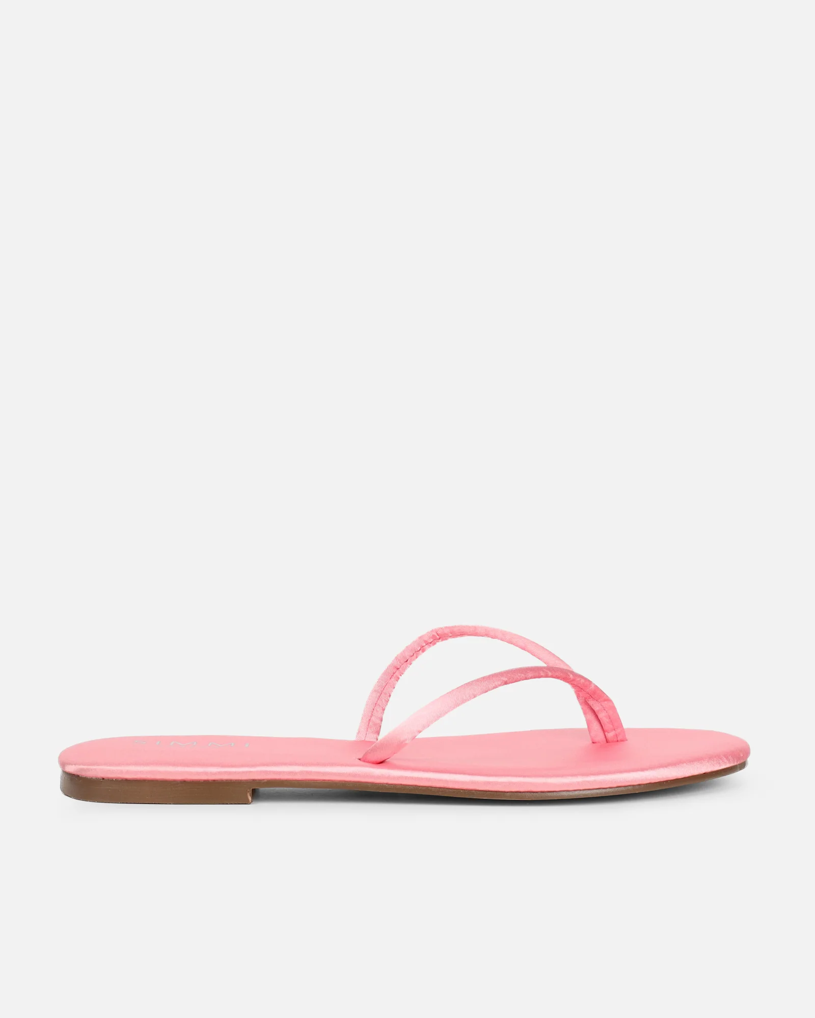 Elmas Pink Satin Toe thong Sandals - Image 2
