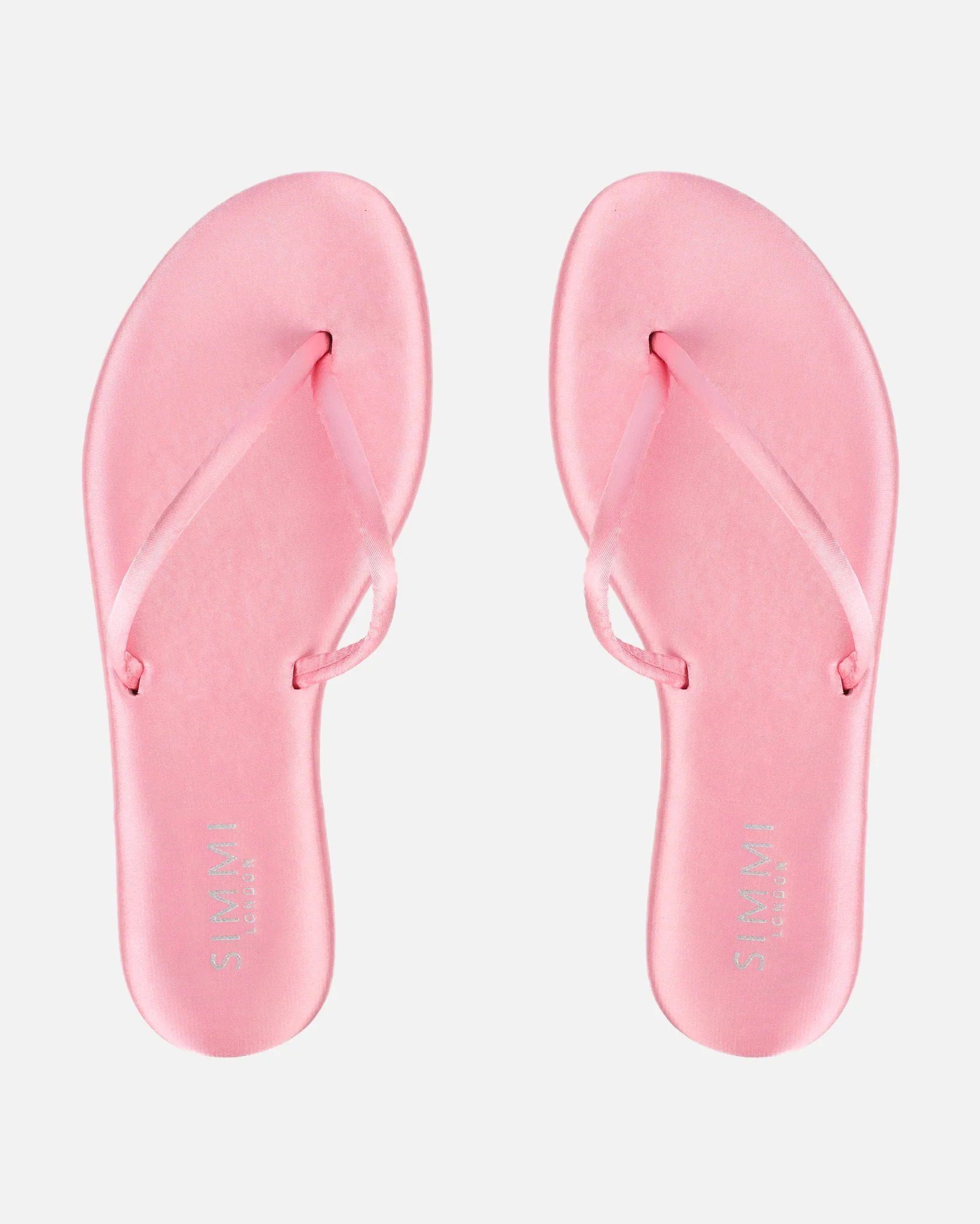 Elmas Pink Satin Toe thong Sandals - Image 3