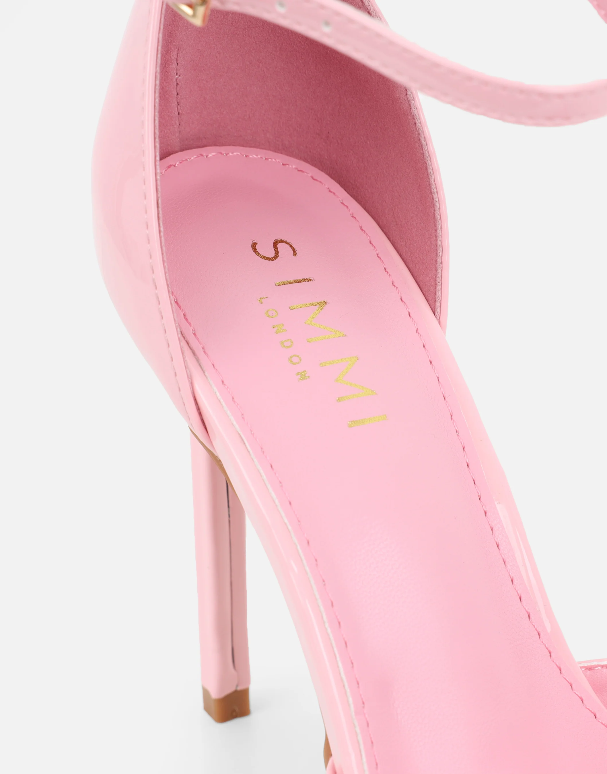 Erika Pink Patent Court Shoes - Image 3