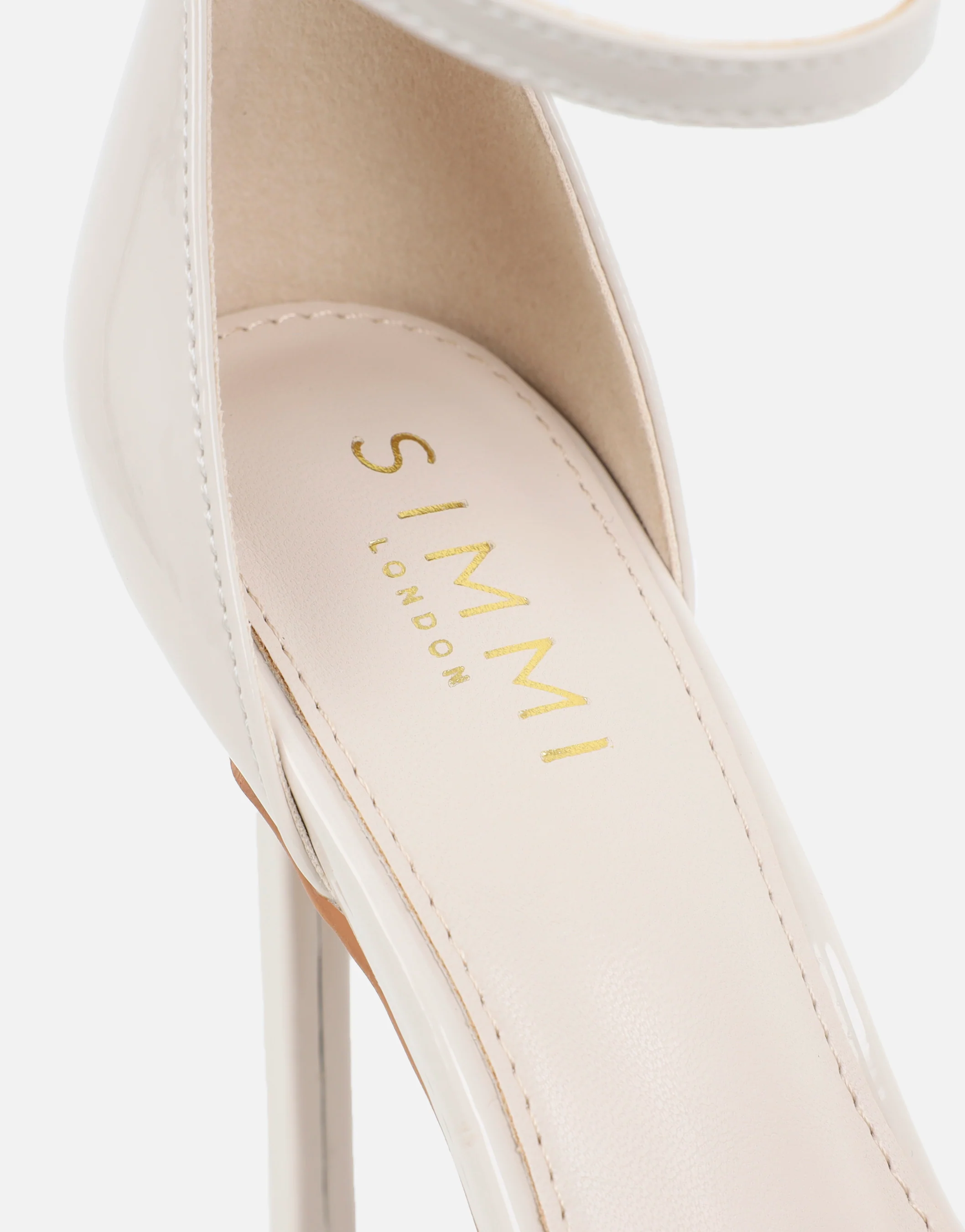 Erika Stone Patent Court Shoes - Image 3