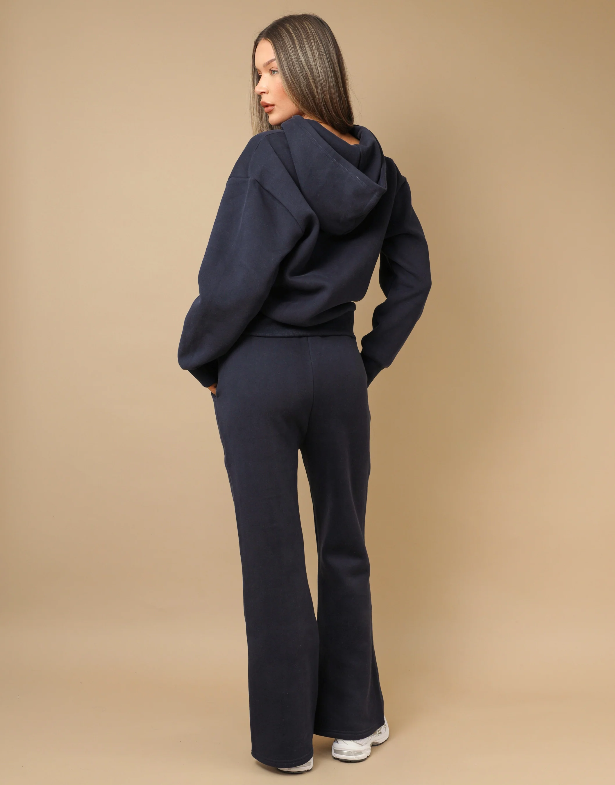 Nova Simmi Studios Essentials Zip Through Hoodie in Navy - Image 4