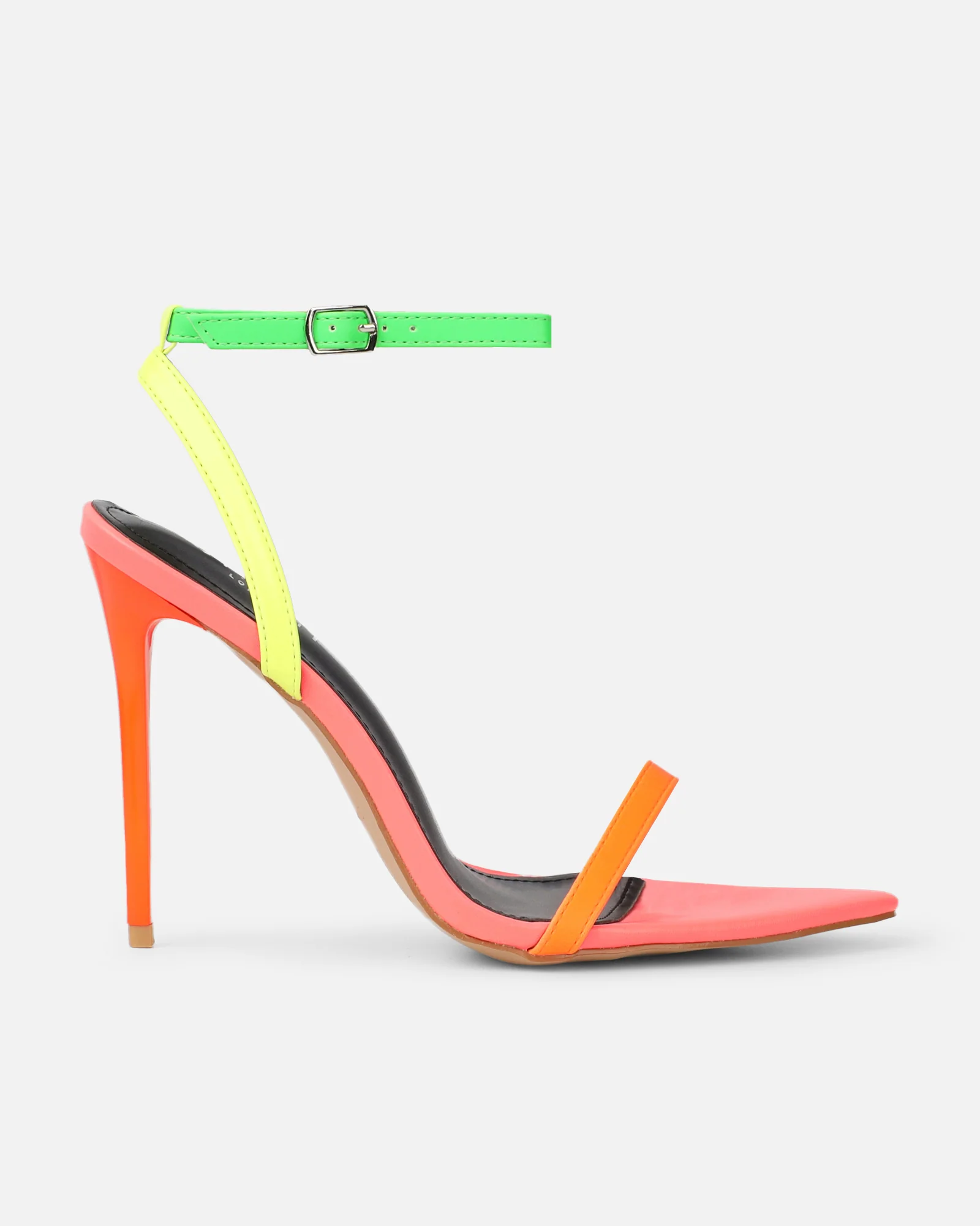 Estafaniaa Neon Mix Stiletto Sandals - Image 2