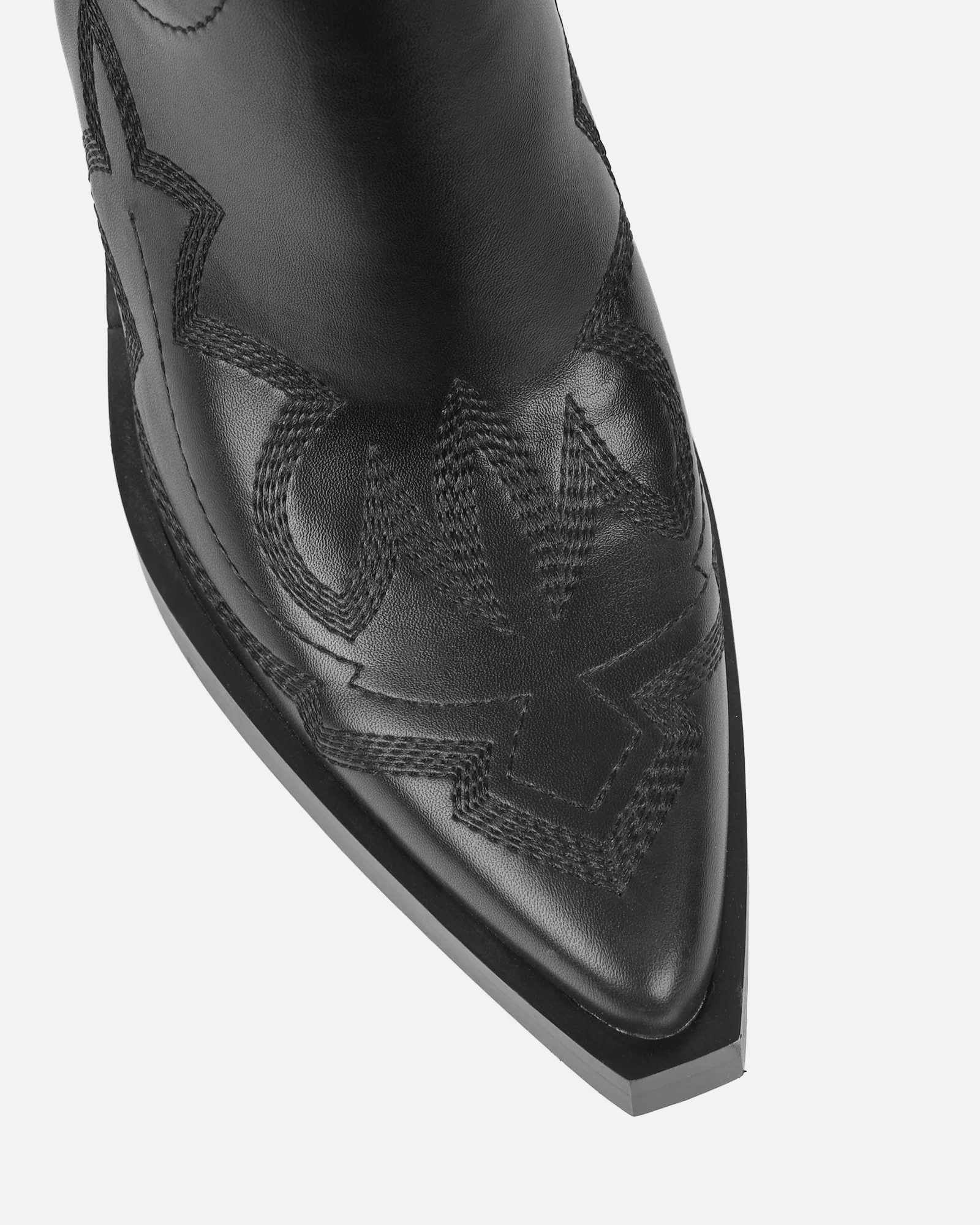 Everest Black Calf Western Boots - Image 4