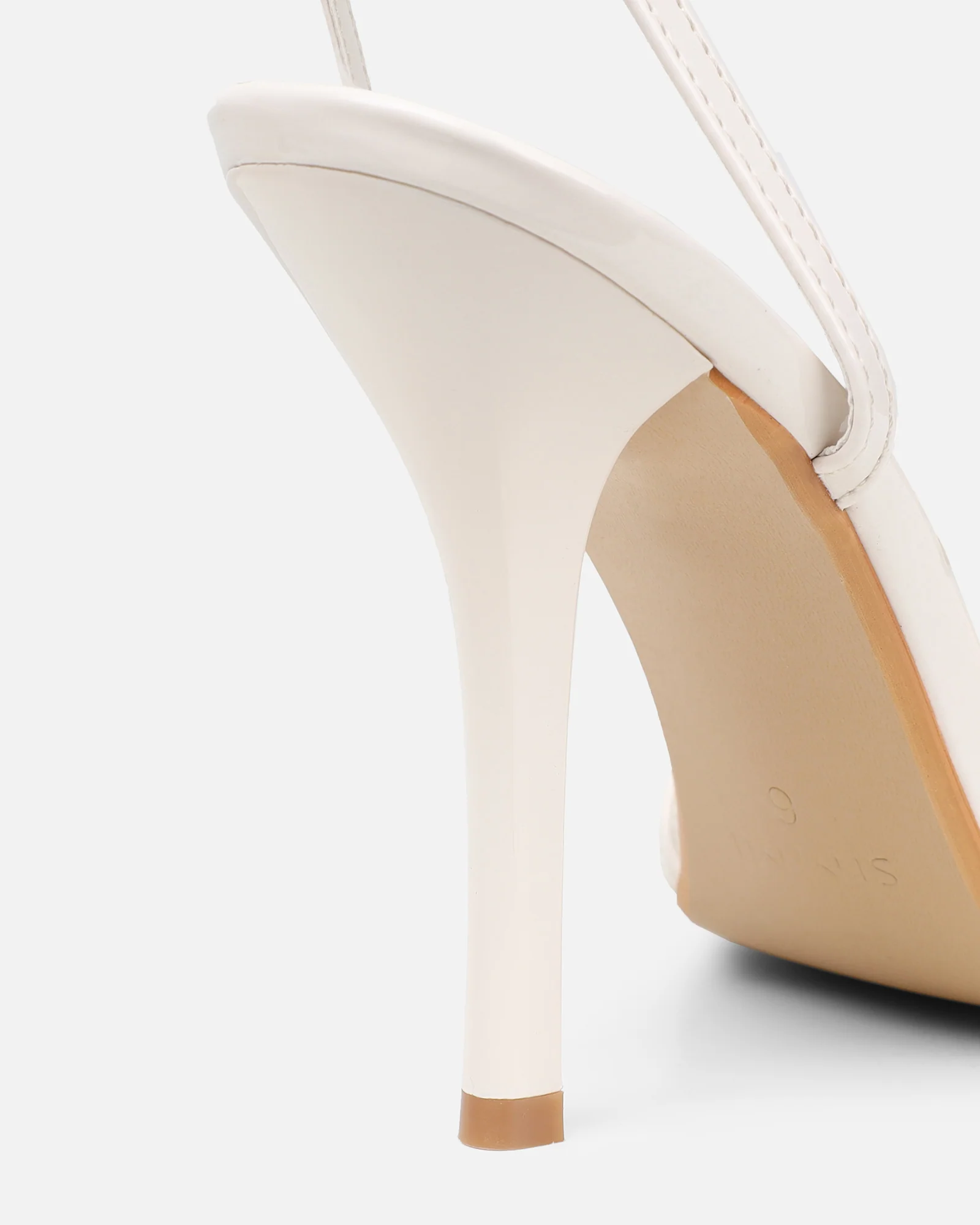 Faron Stone Patent Bow Detail Heeled Sandals - Image 3
