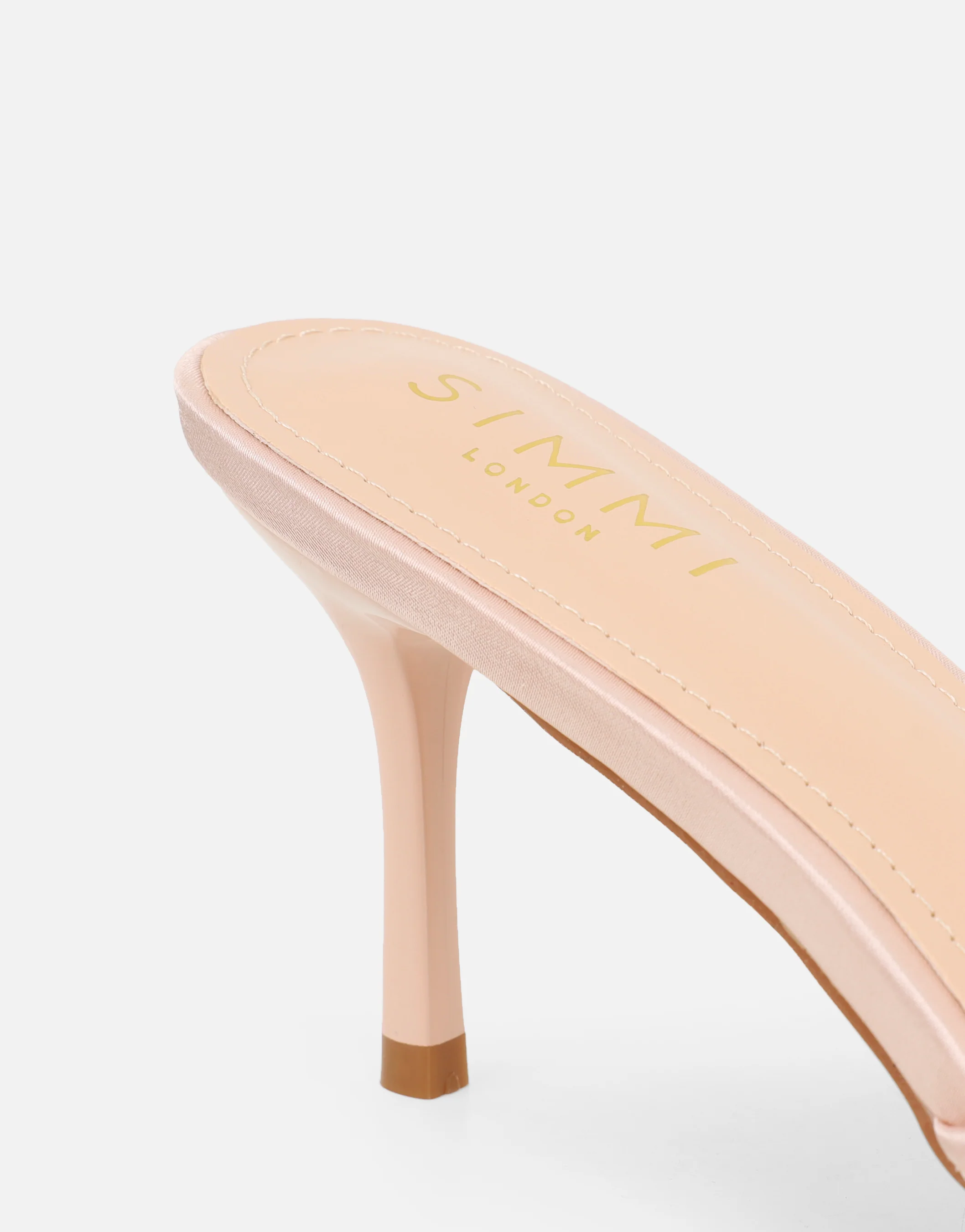 Fiorella Blush Lace Mules - Image 3