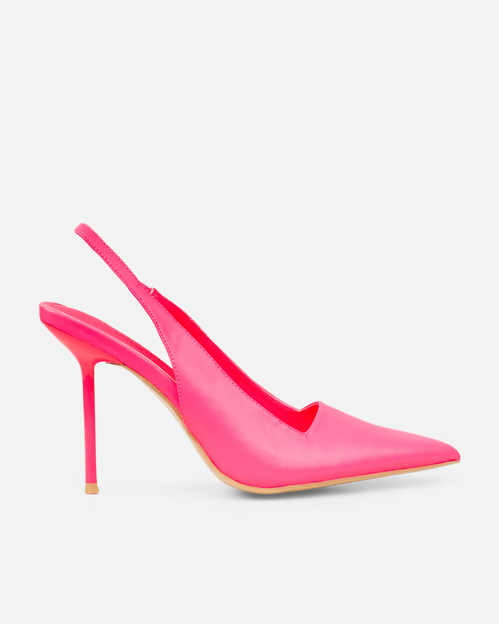 Flora Pink Sling Back Court Shoes - Image 2