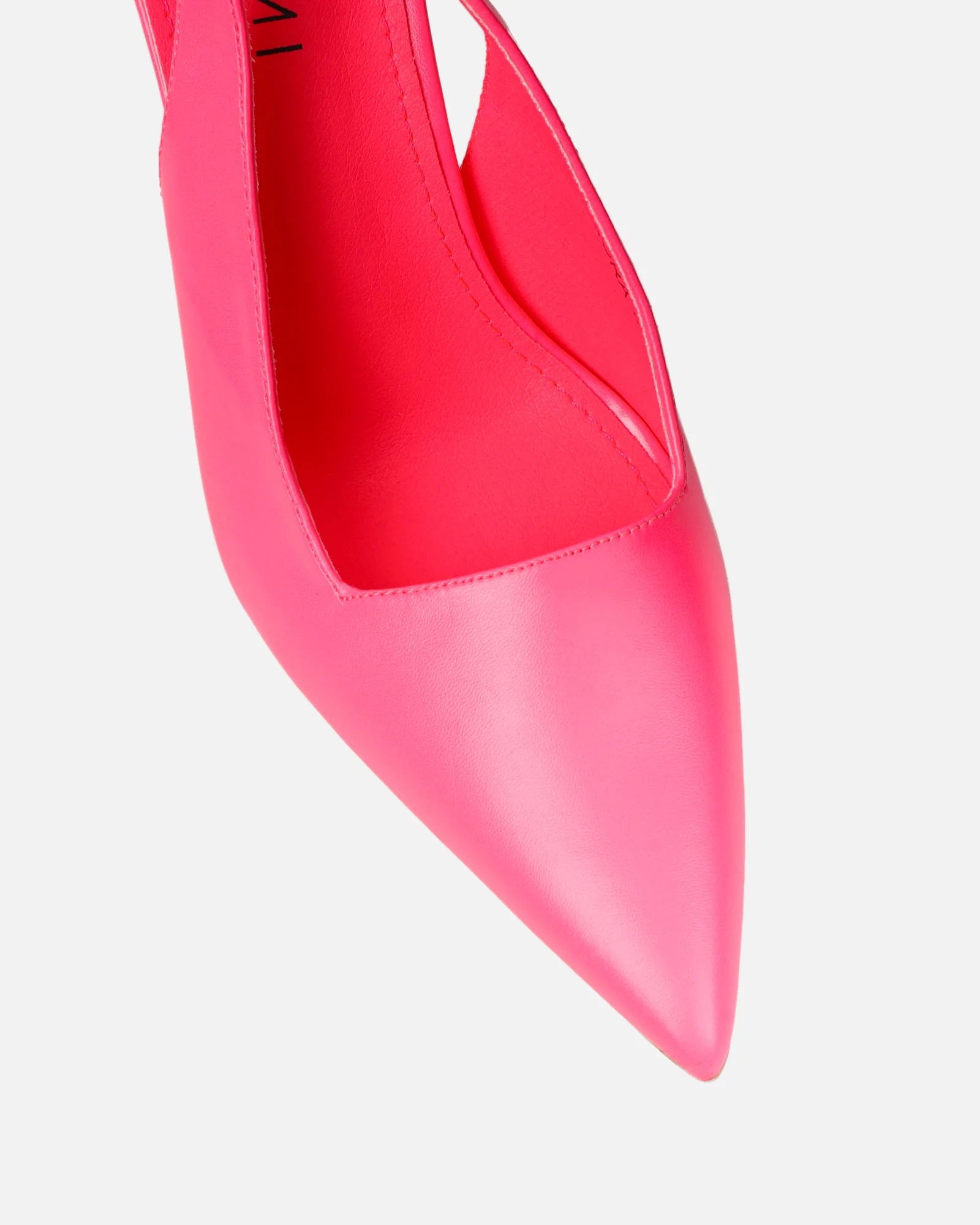 Flora Pink Sling Back Court Shoes - Image 4
