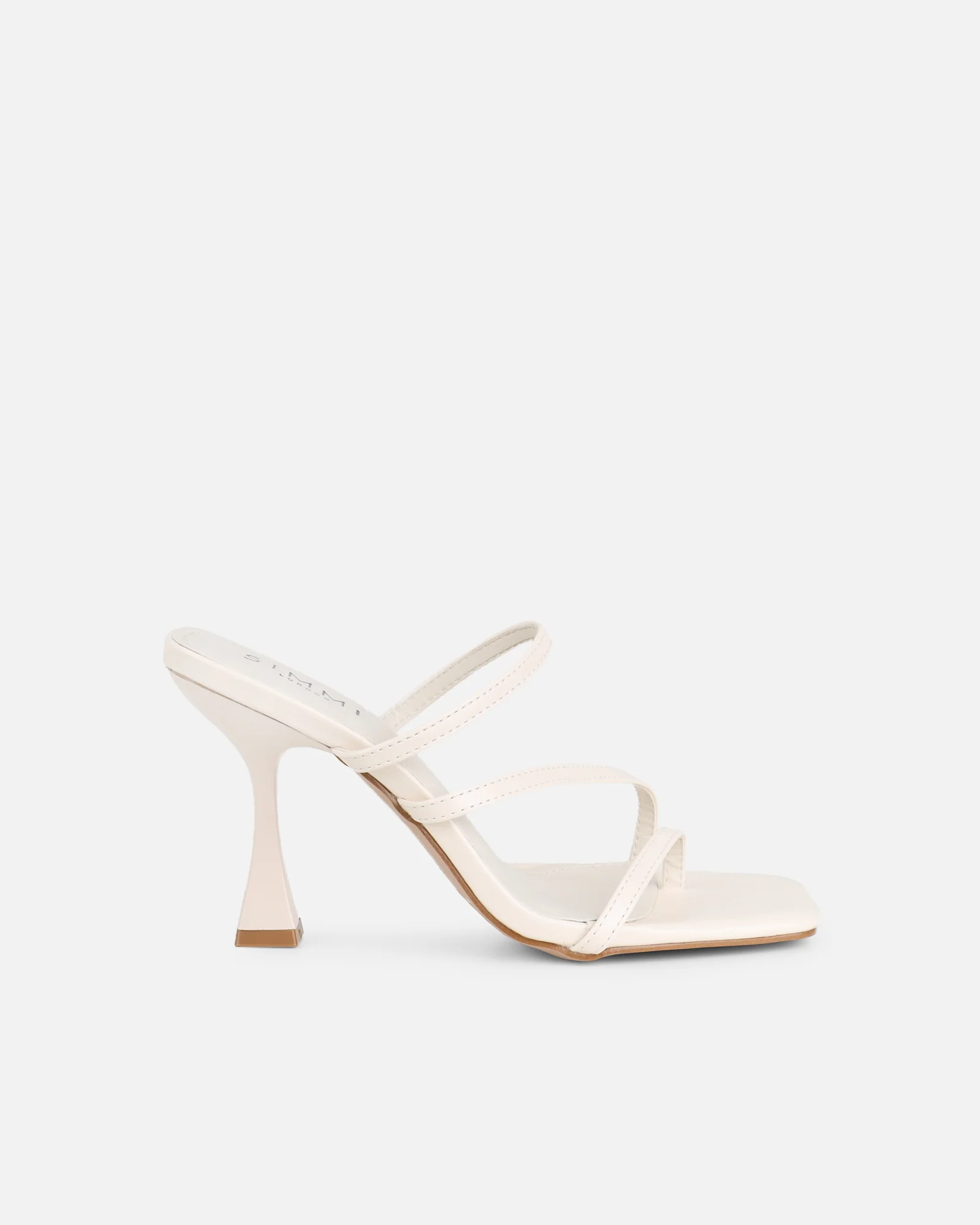 Gail Ivory Strappy Mules - Image 2