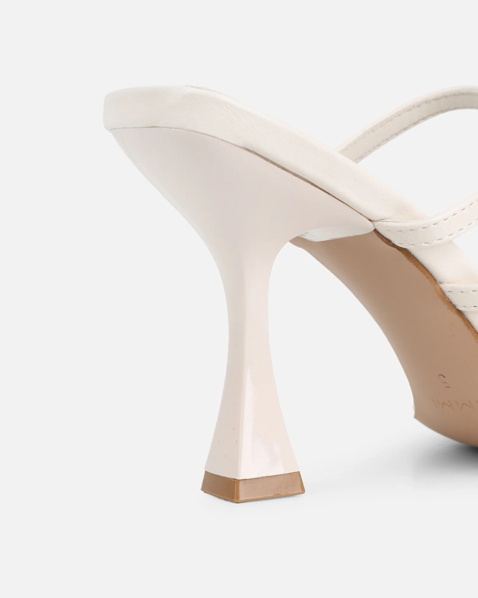 Gail Ivory Strappy Mules - Image 3