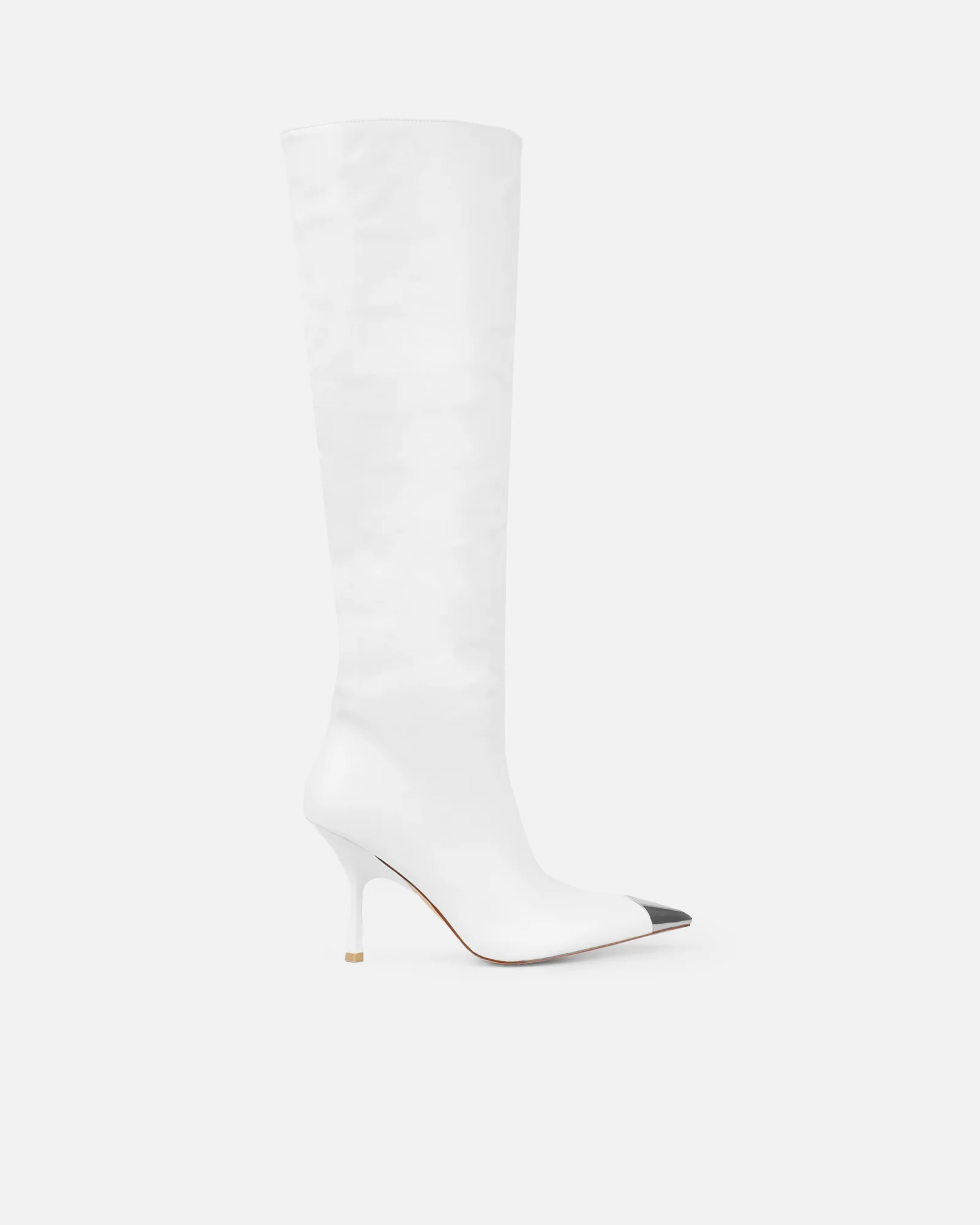 Garry White Stiletto Heeled Boot With Toe Cap - Image 2