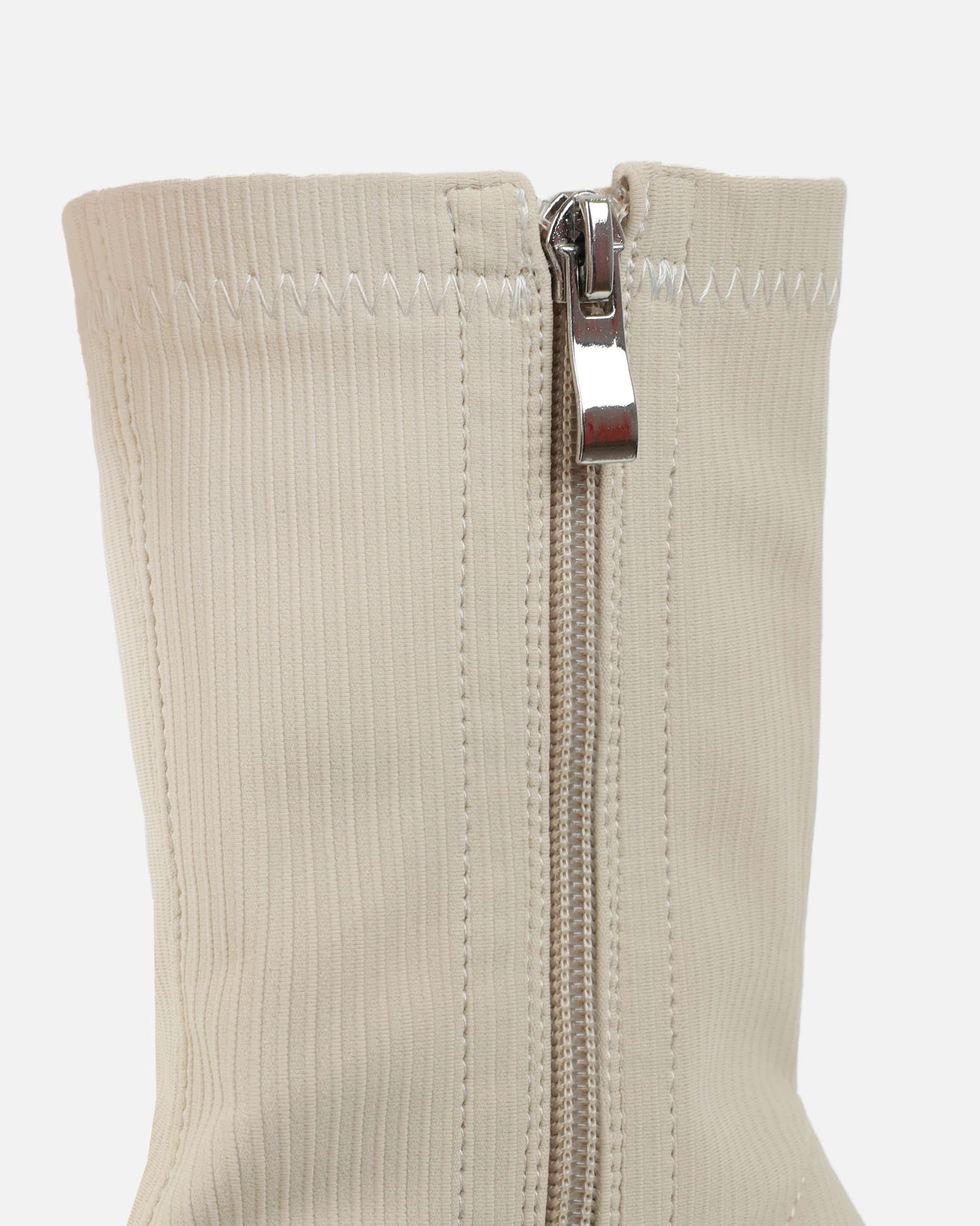 Griffin Stone Ribbed Lycra Sock Boots - Image 3