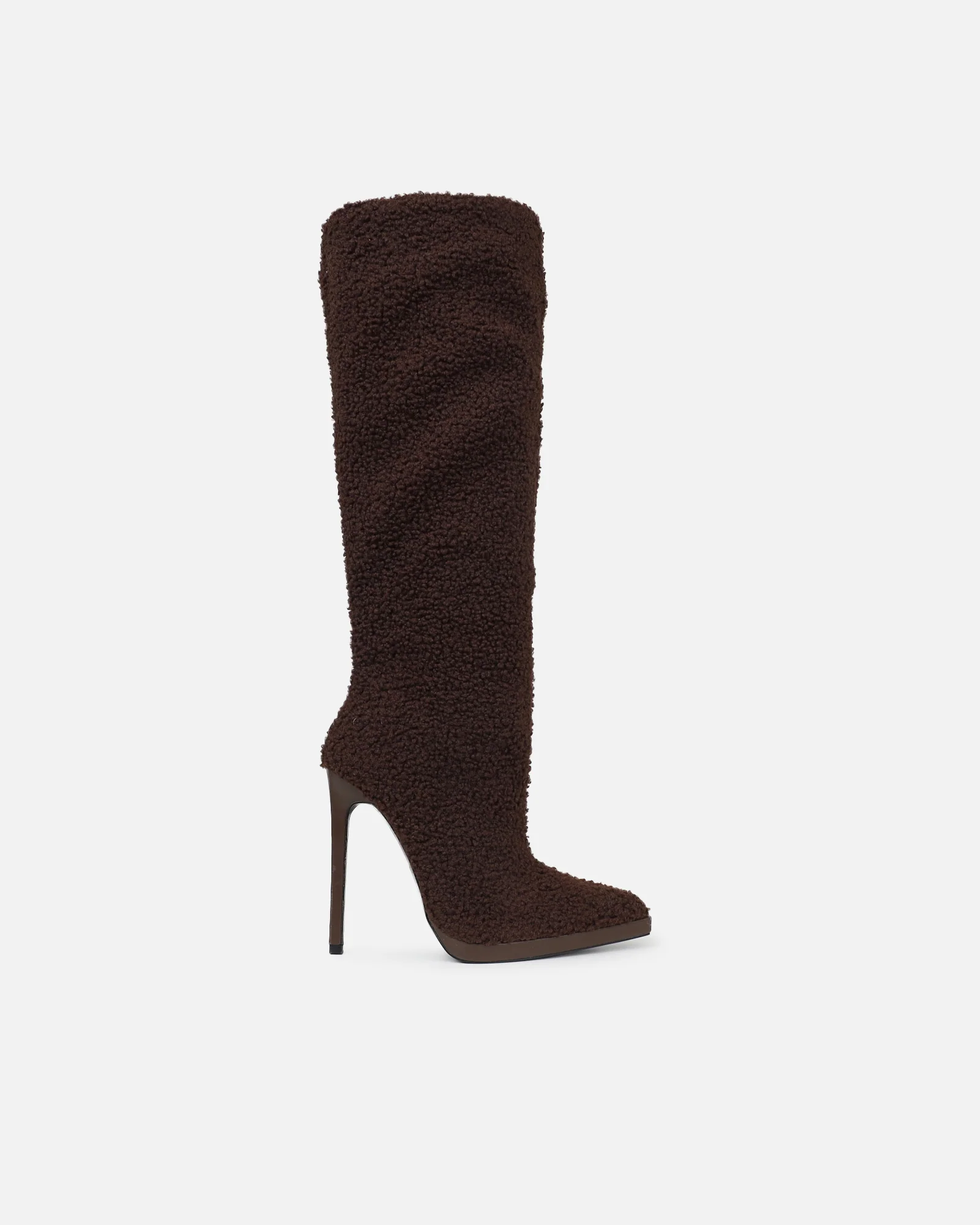Hamilton Brown Borg Knee Boots - Image 2