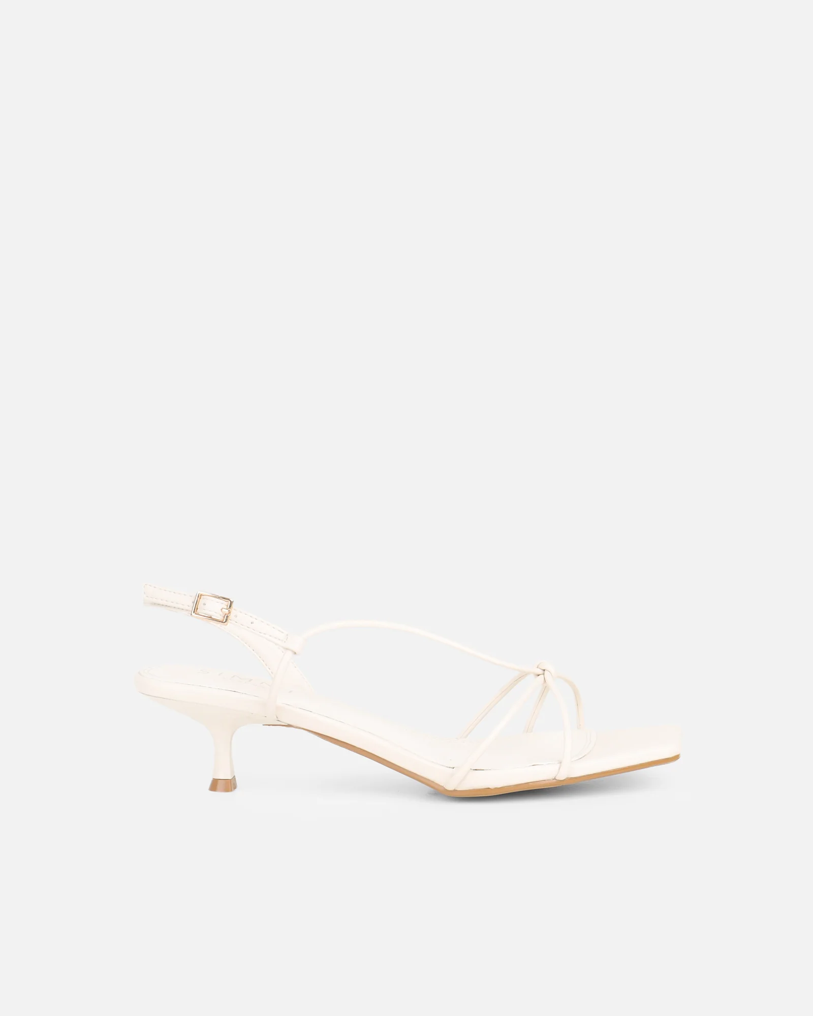 Hanah Stone Strappy Kitten Heels - Image 2