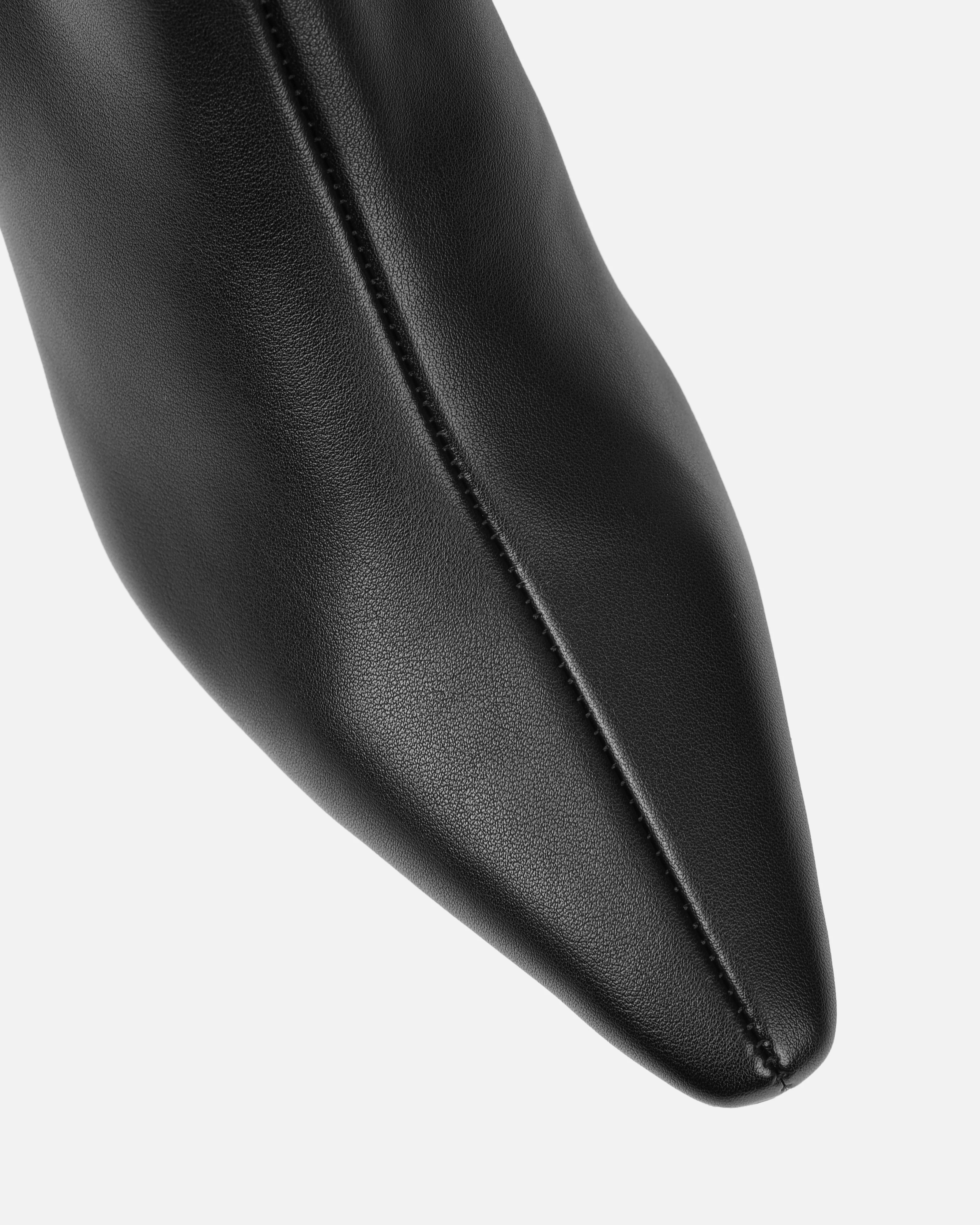 Hart Black Stretch Knee Boots - Image 4