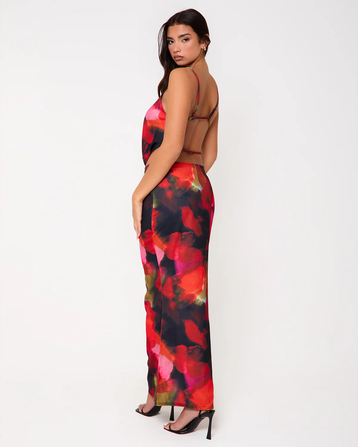 Hudson Print Cowl Neck Maxi Set - Image 2