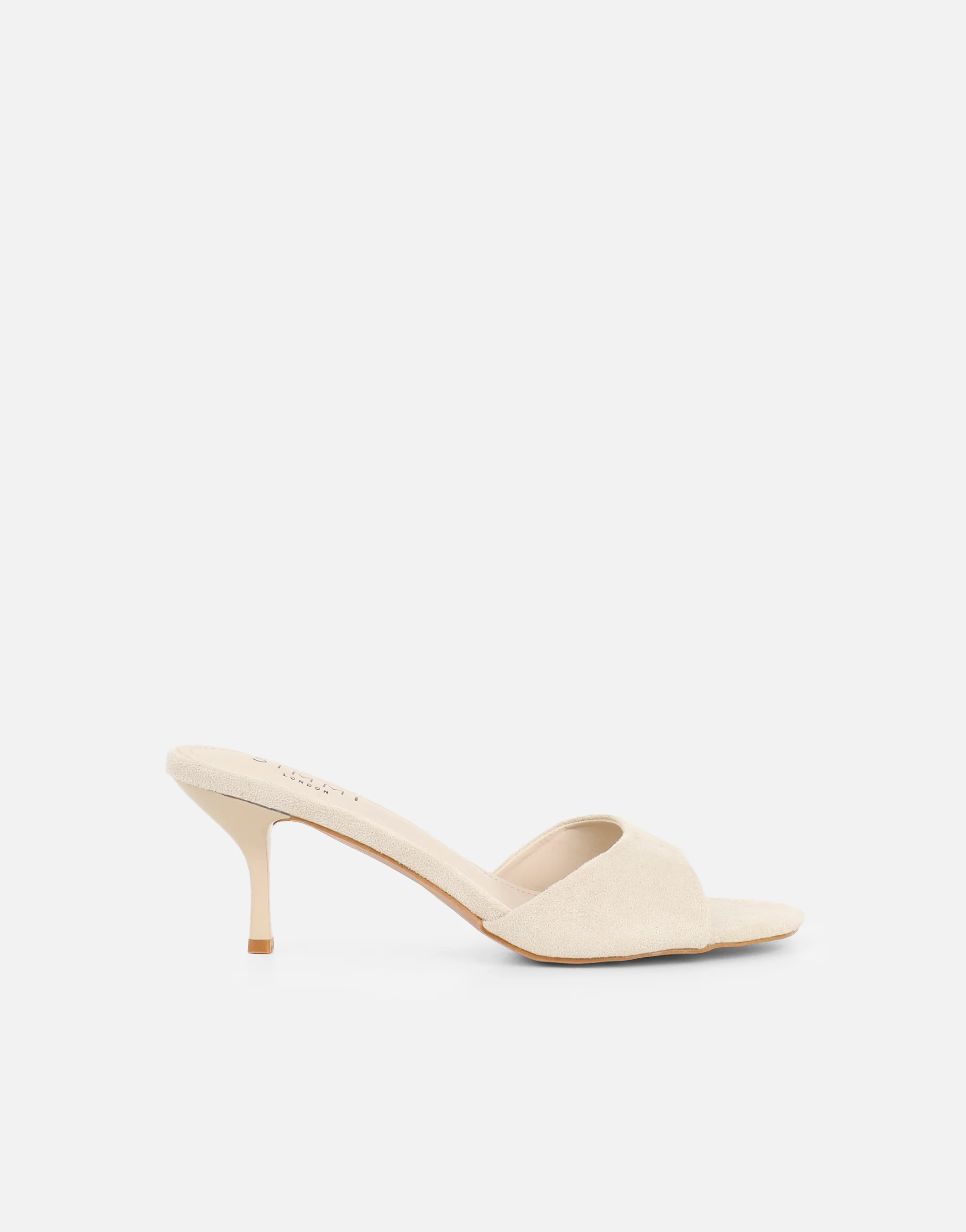 Hux Beige Suede Mules - Image 2