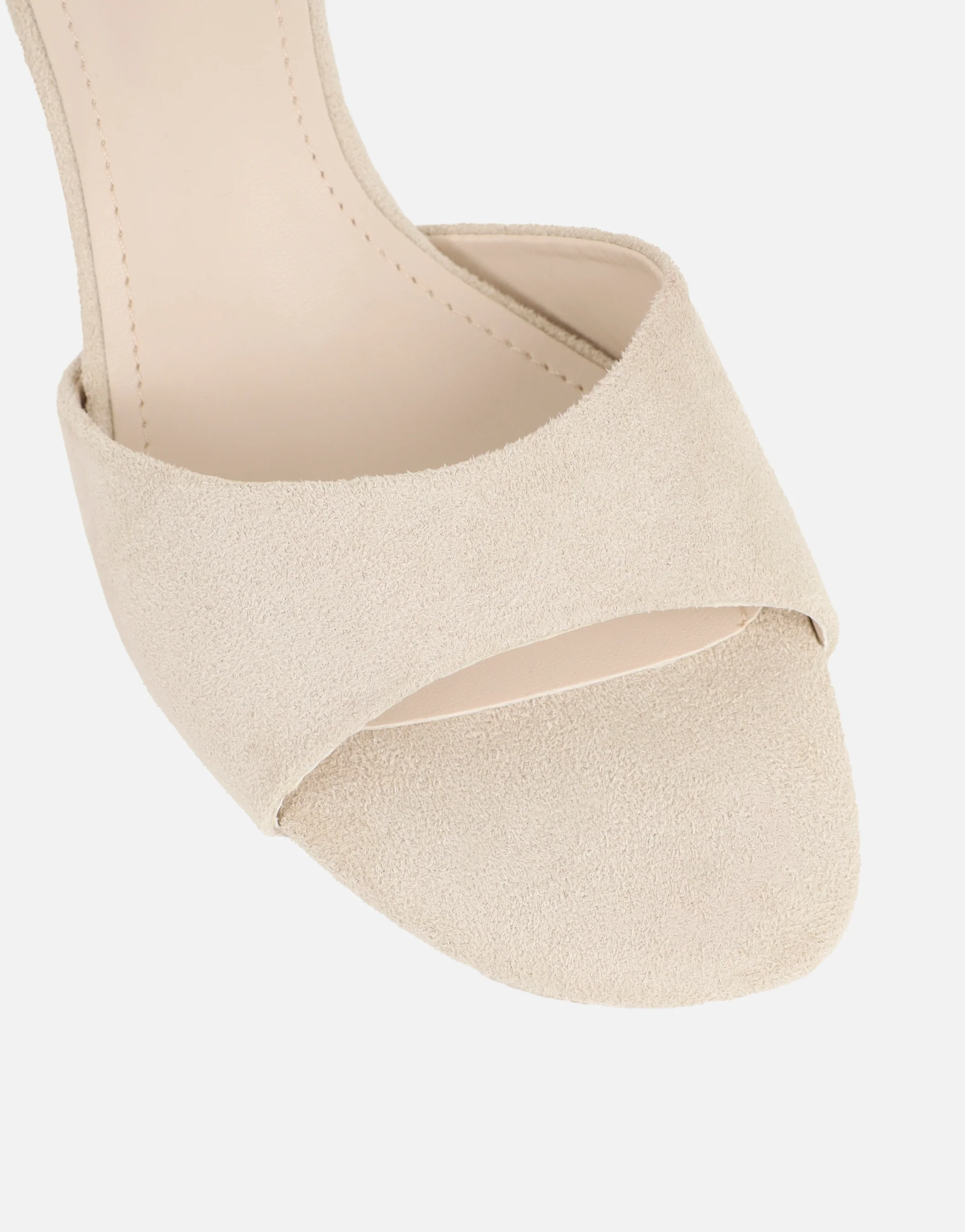 Hux Beige Suede Mules - Image 4