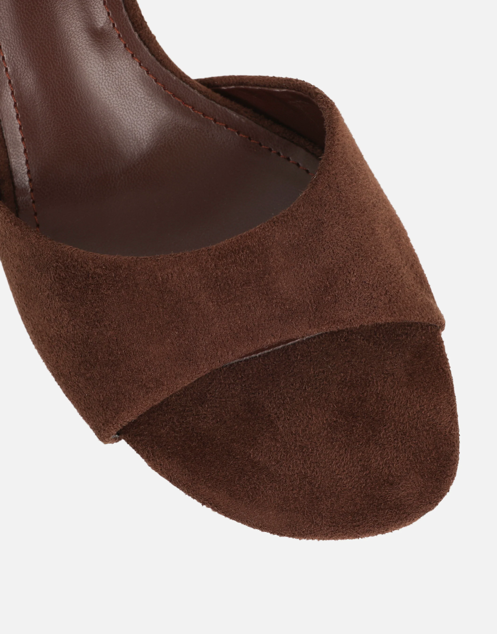 Hux Brown Suede Mules - Image 4